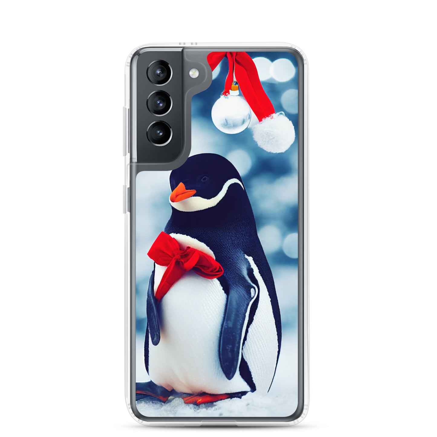 Samsung Case - Christmas Bow Penguin