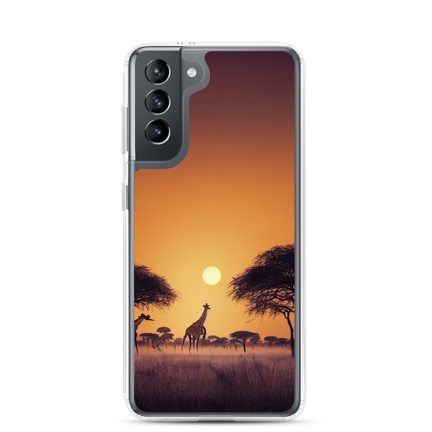 Samsung Case - African Vista - Giraffes Under Acacia Tree