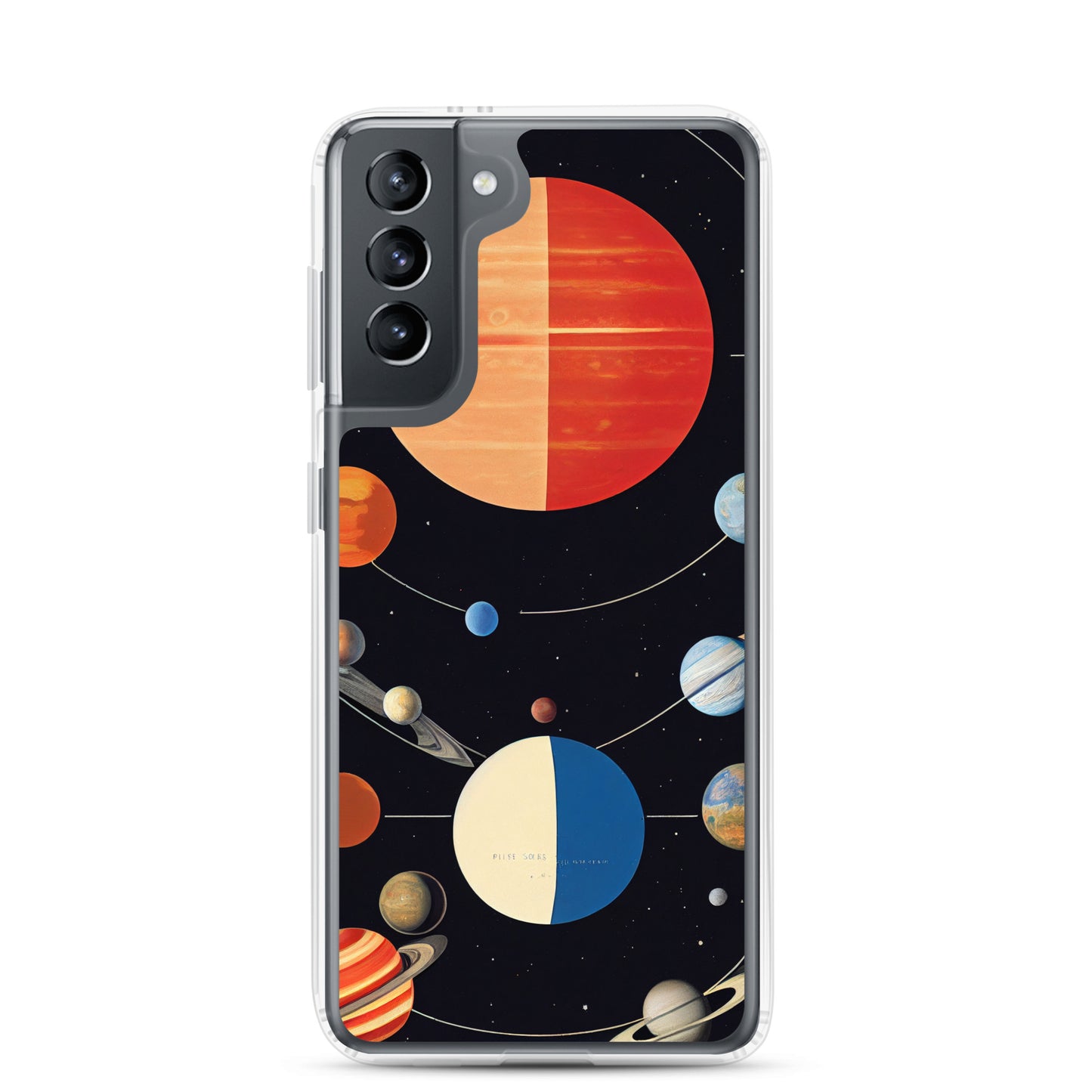 Samsung Case - Map of the Planets