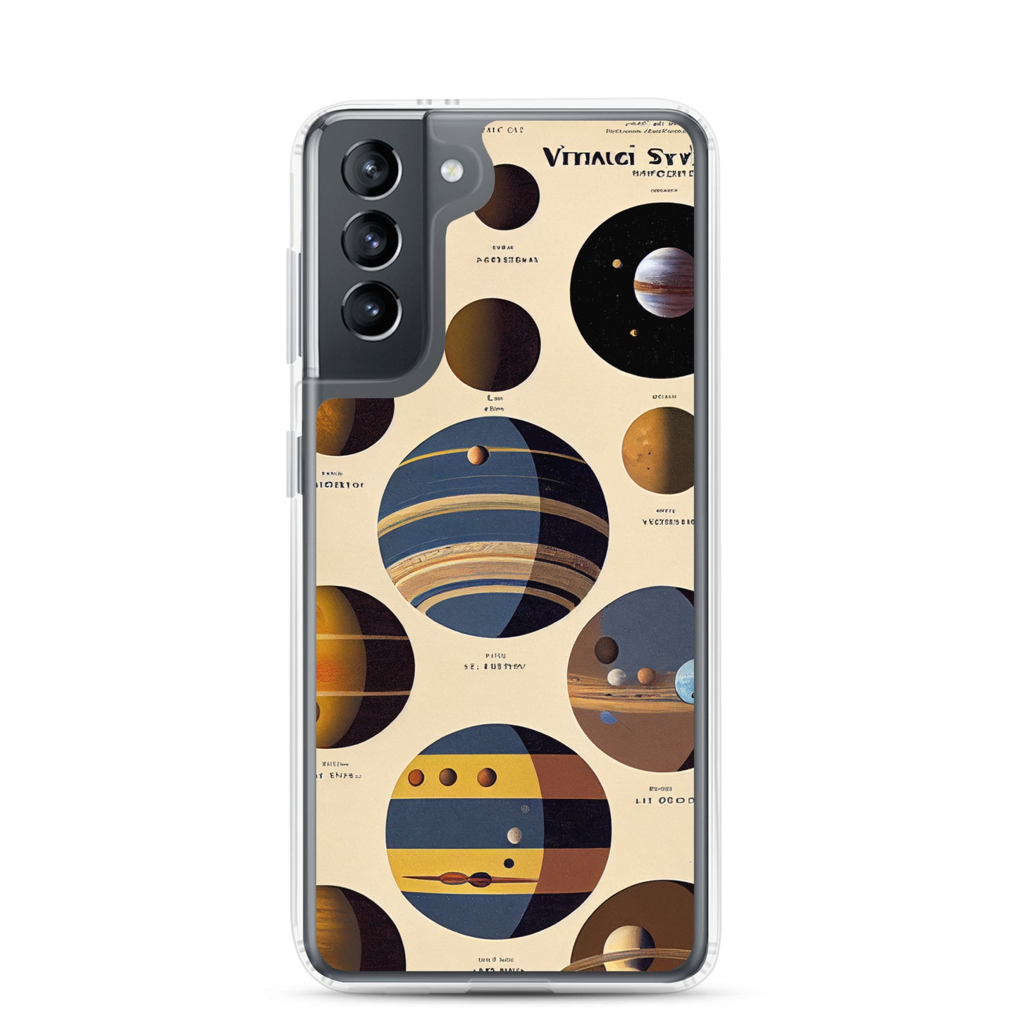 Samsung Case - Map of the Planets