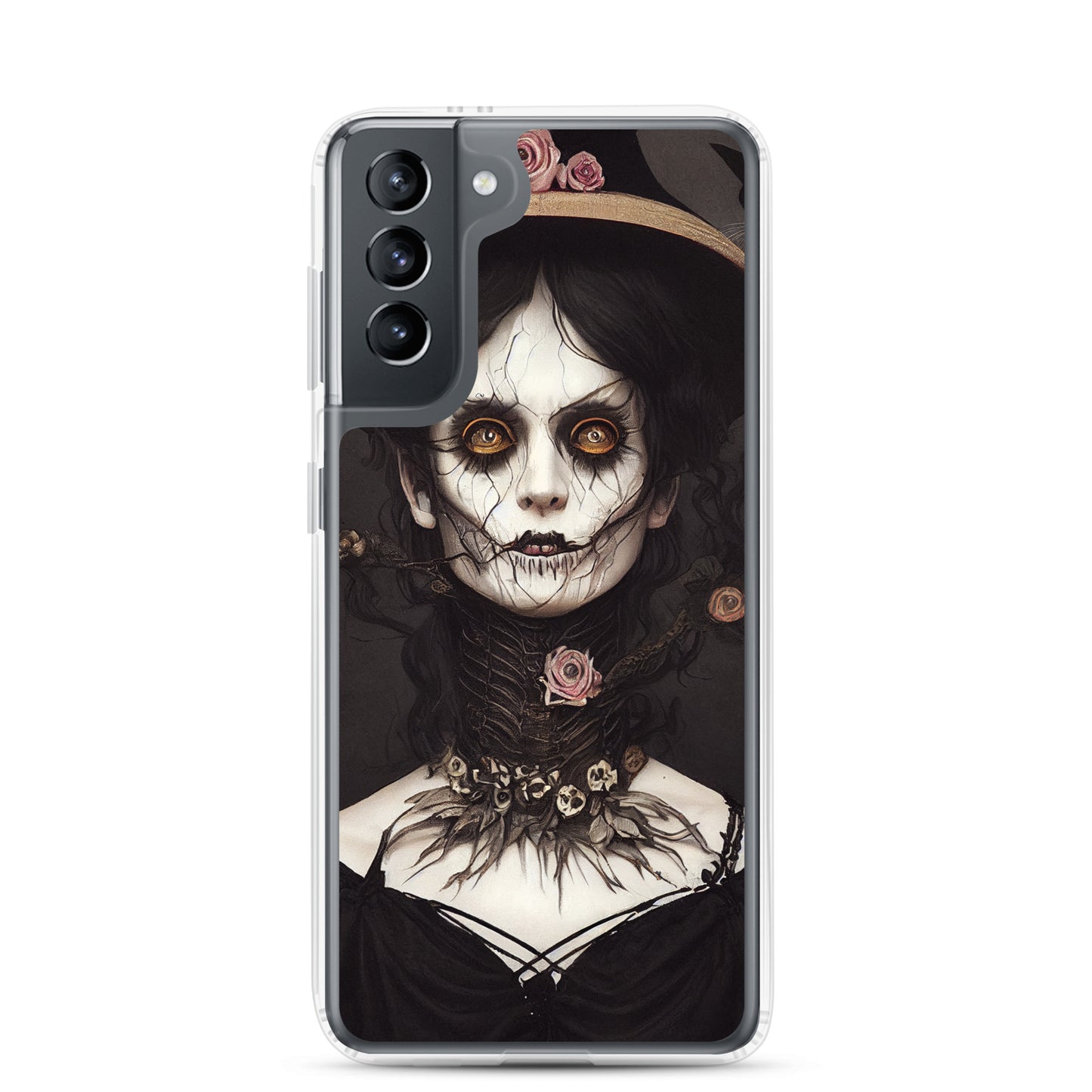 Samsung Case - Halloween Witch in Rose Hat