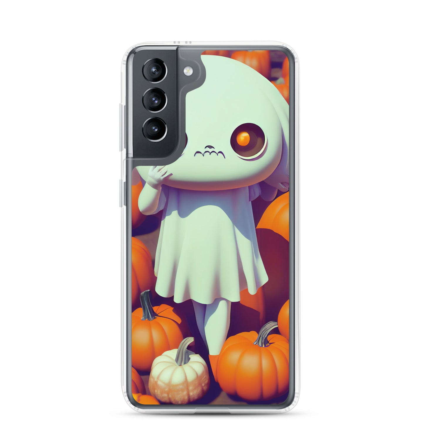 Samsung Case - Halloween Ghost Girl in Pumpkin Patch