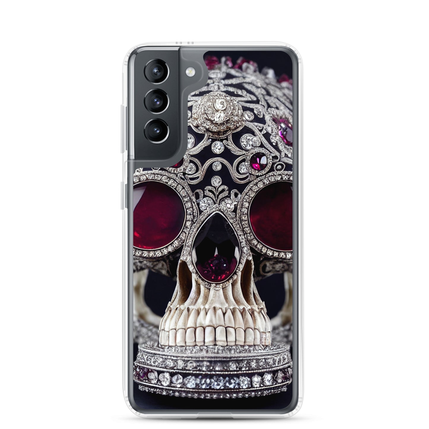 Samsung Case - Diamond and Ruby Skull