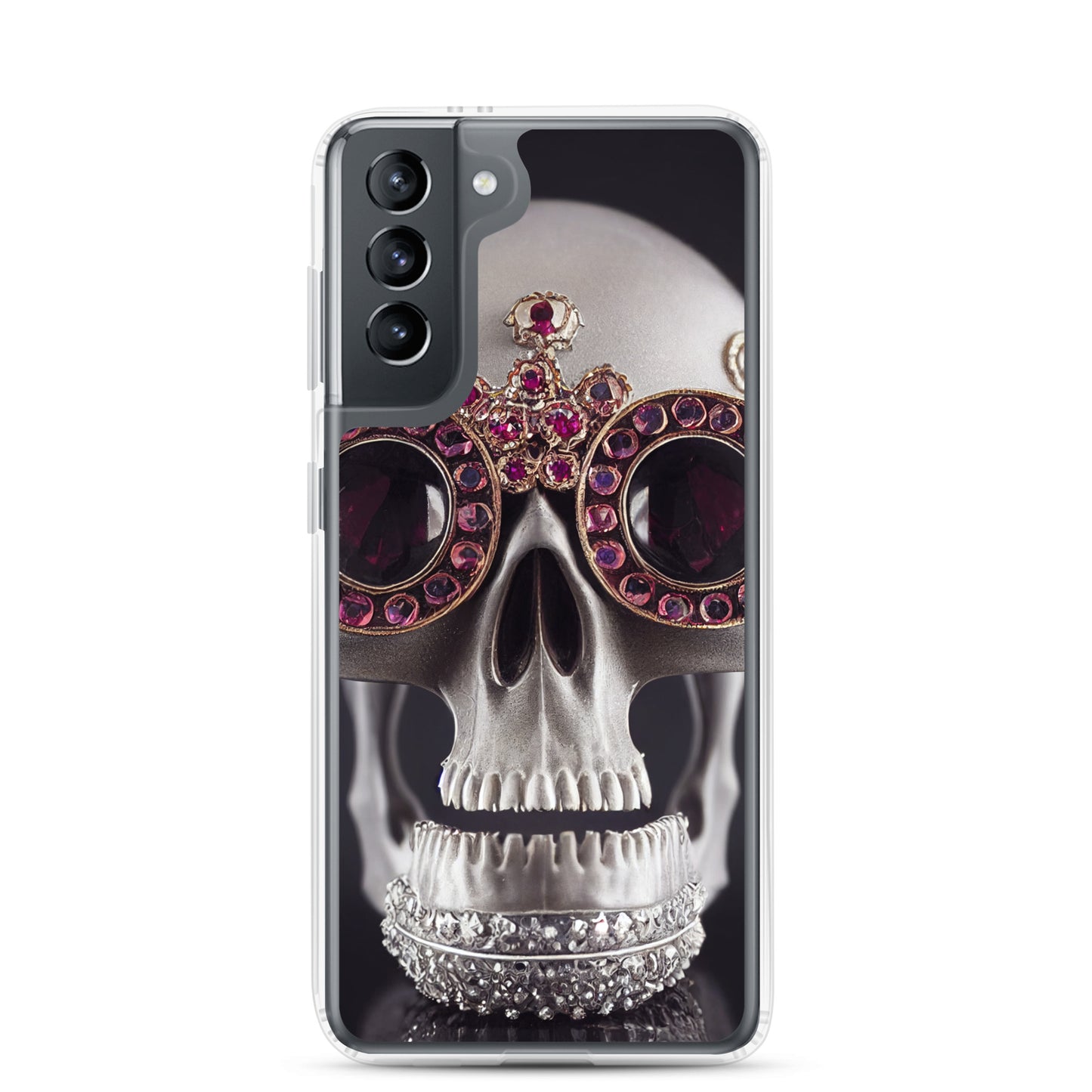 Samsung Case - Ornate Ruby Eyed Skull