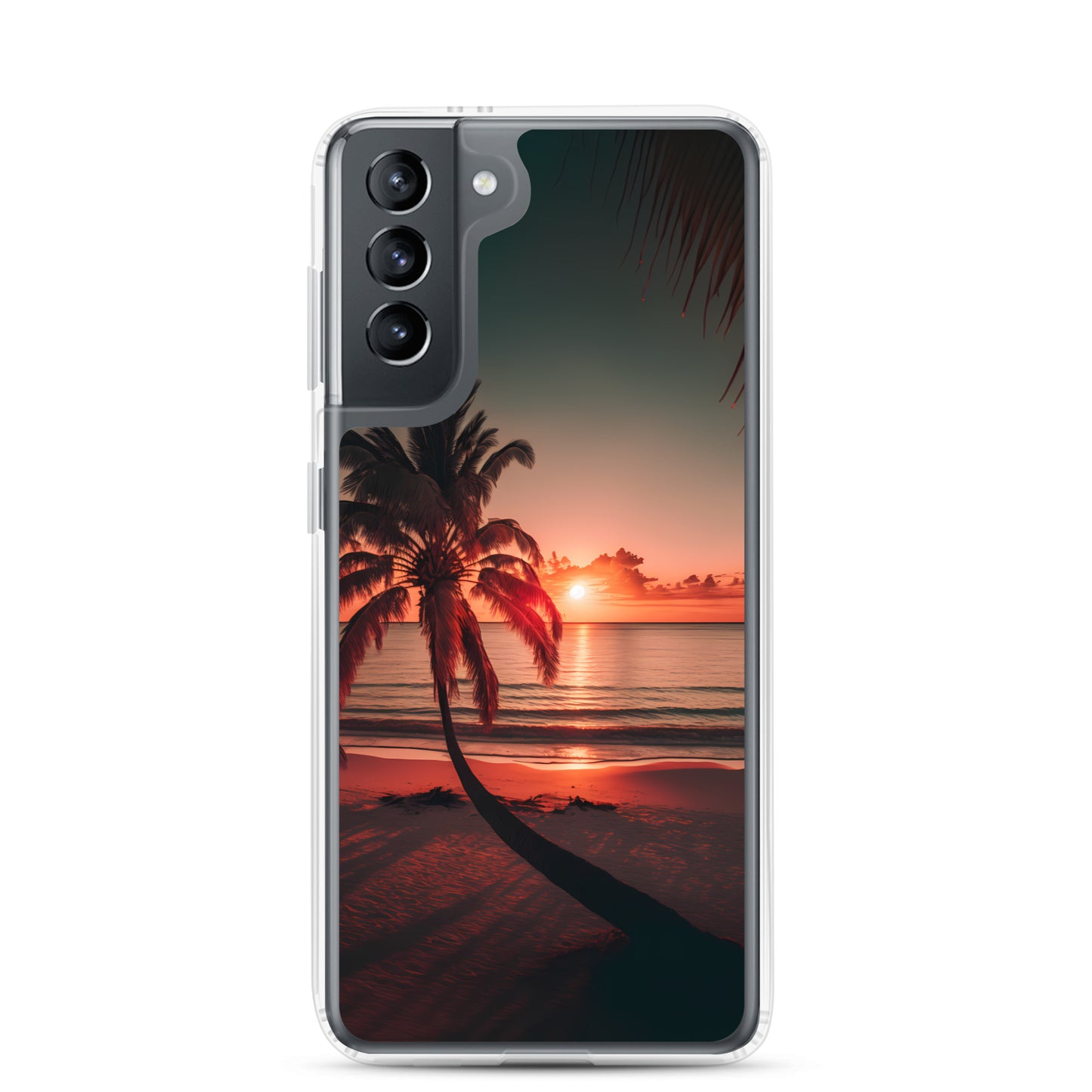 Samsung Case - Beach Life - Palm Shadows at Sunset