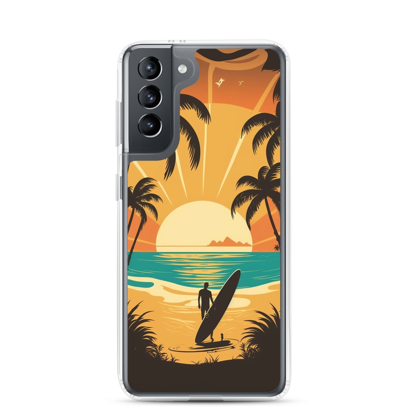 Samsung Case - Sunset Surfer