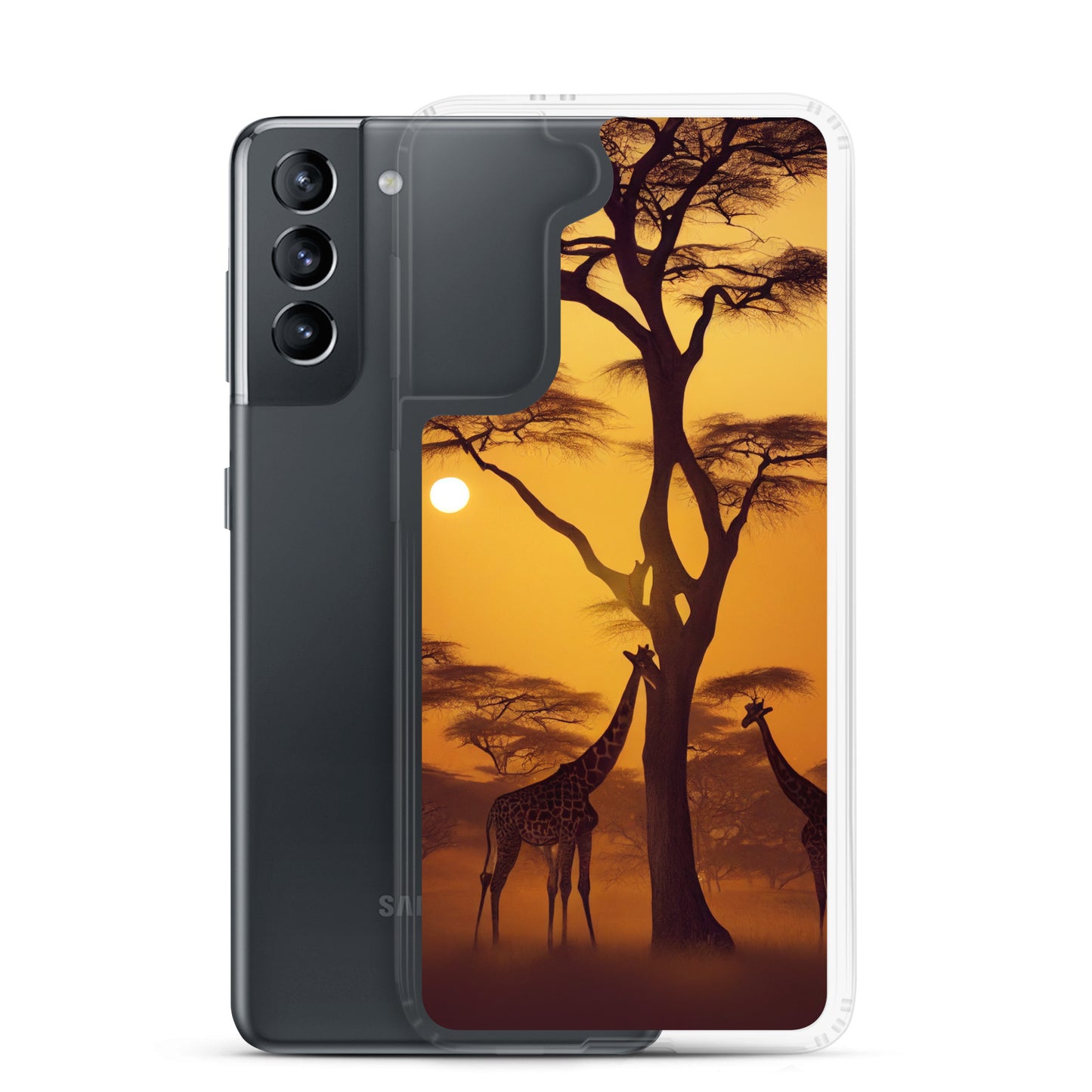 Samsung Case - African Vista - Giraffes Under the Acacia Tree