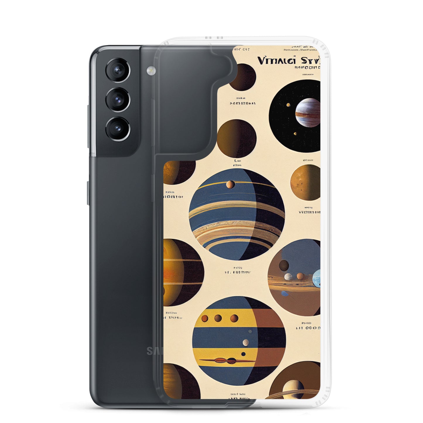 Samsung Case - Map of the Planets