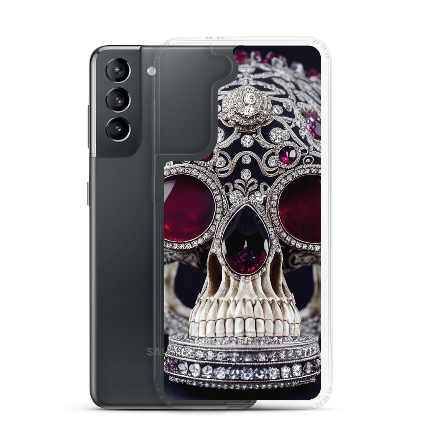 Samsung Case - Diamond and Ruby Skull