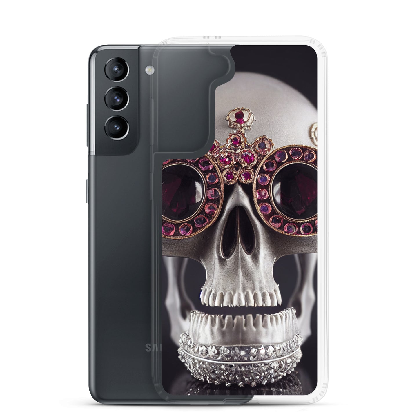 Samsung Case - Ornate Ruby Eyed Skull