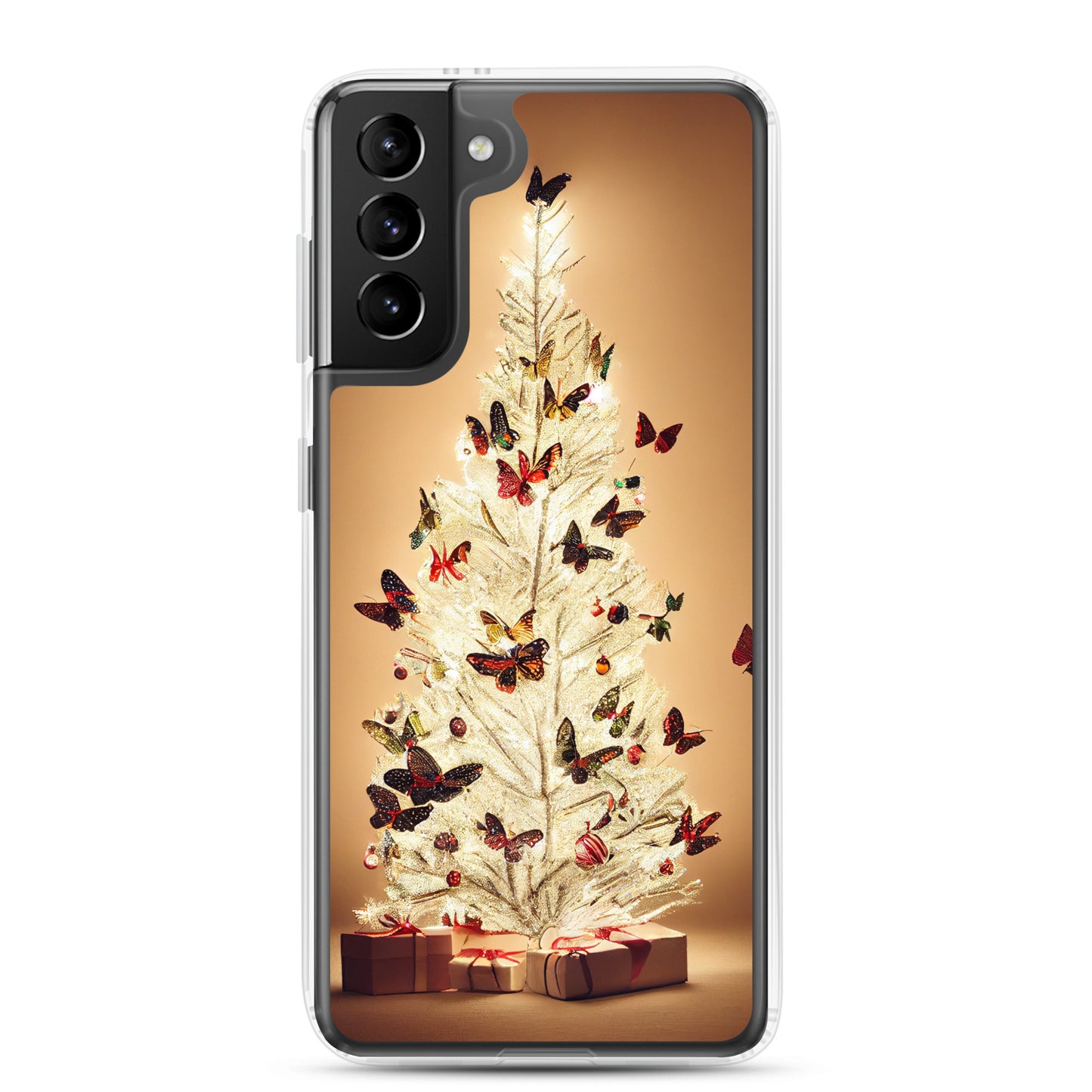 Samsung Case - Butterfly Christmas Tree