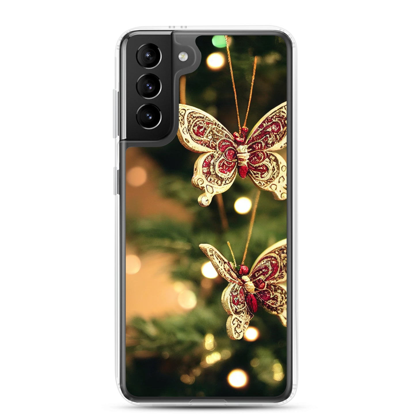 Samsung Case - Christmas Butterfly Ornaments