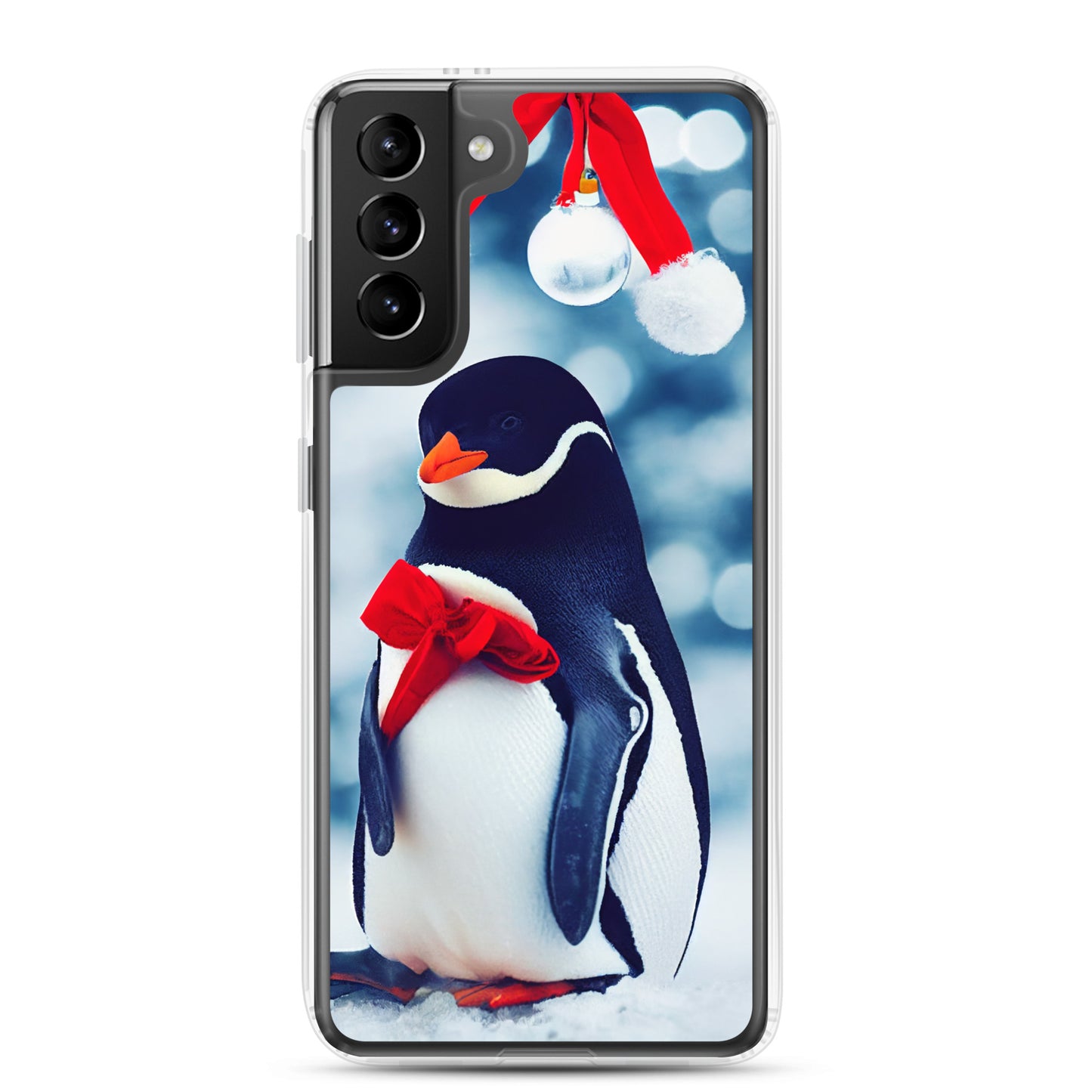 Samsung Case - Christmas Bow Penguin