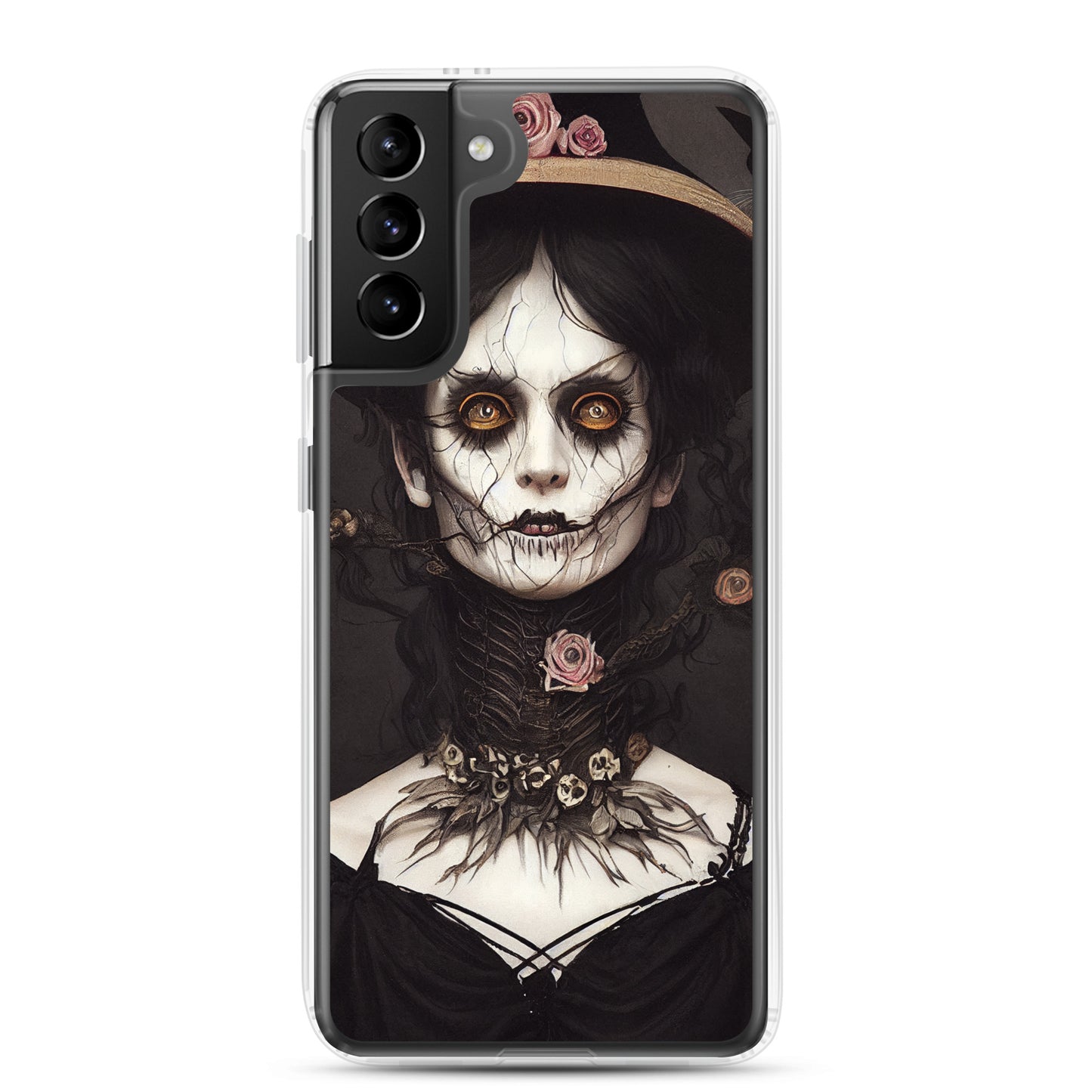 Samsung Case - Halloween Witch in Rose Hat