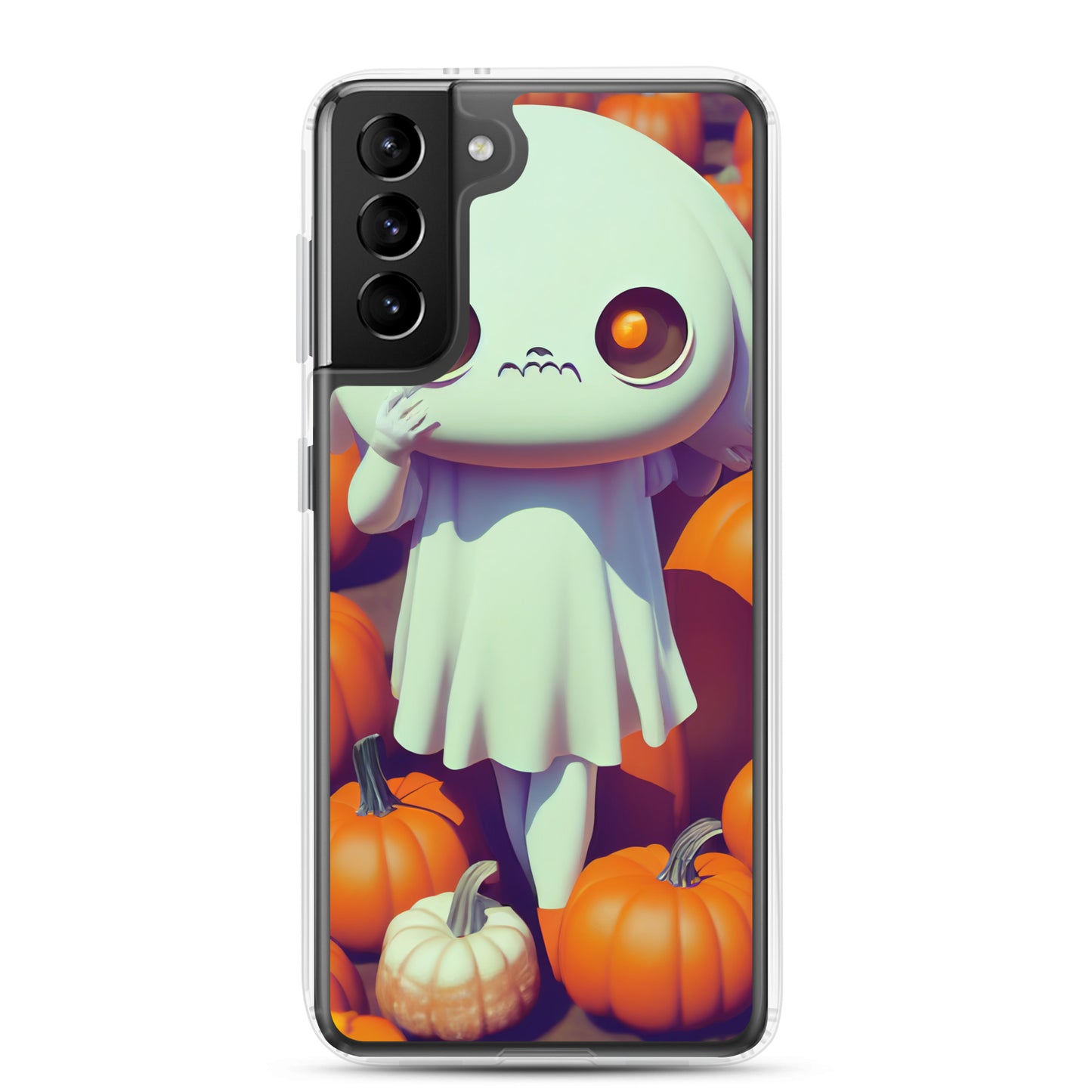 Samsung Case - Halloween Ghost Girl in Pumpkin Patch