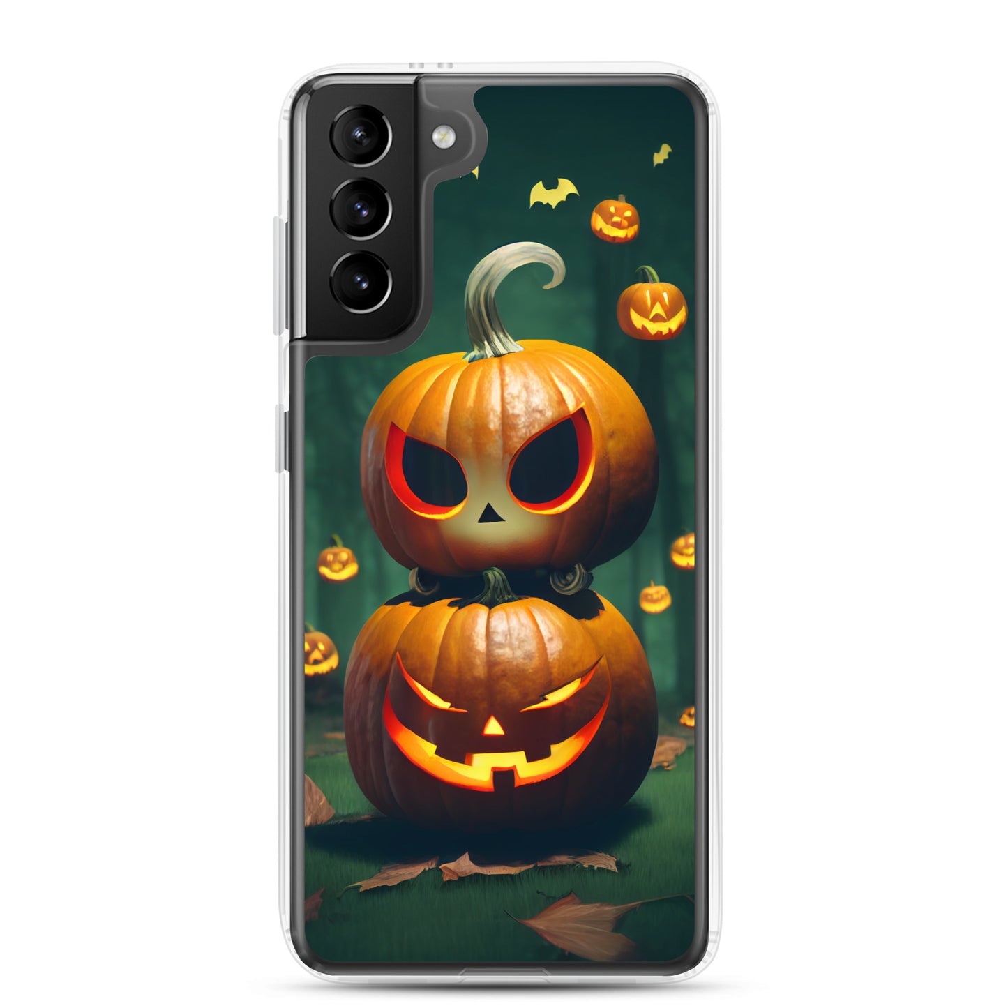 Samsung Case - Halloween Stacked Jack-o-Lanterns