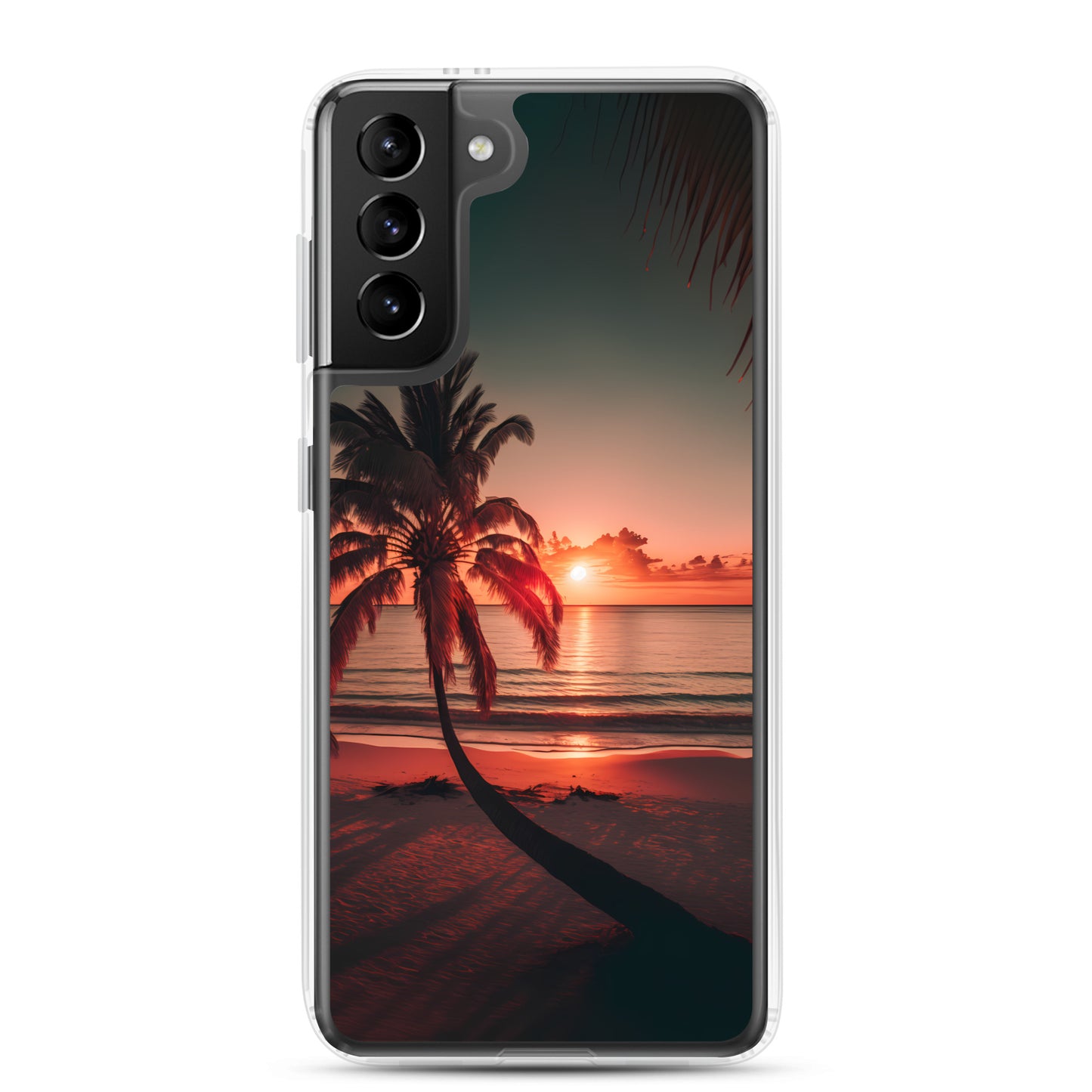 Samsung Case - Beach Life - Palm Shadows at Sunset