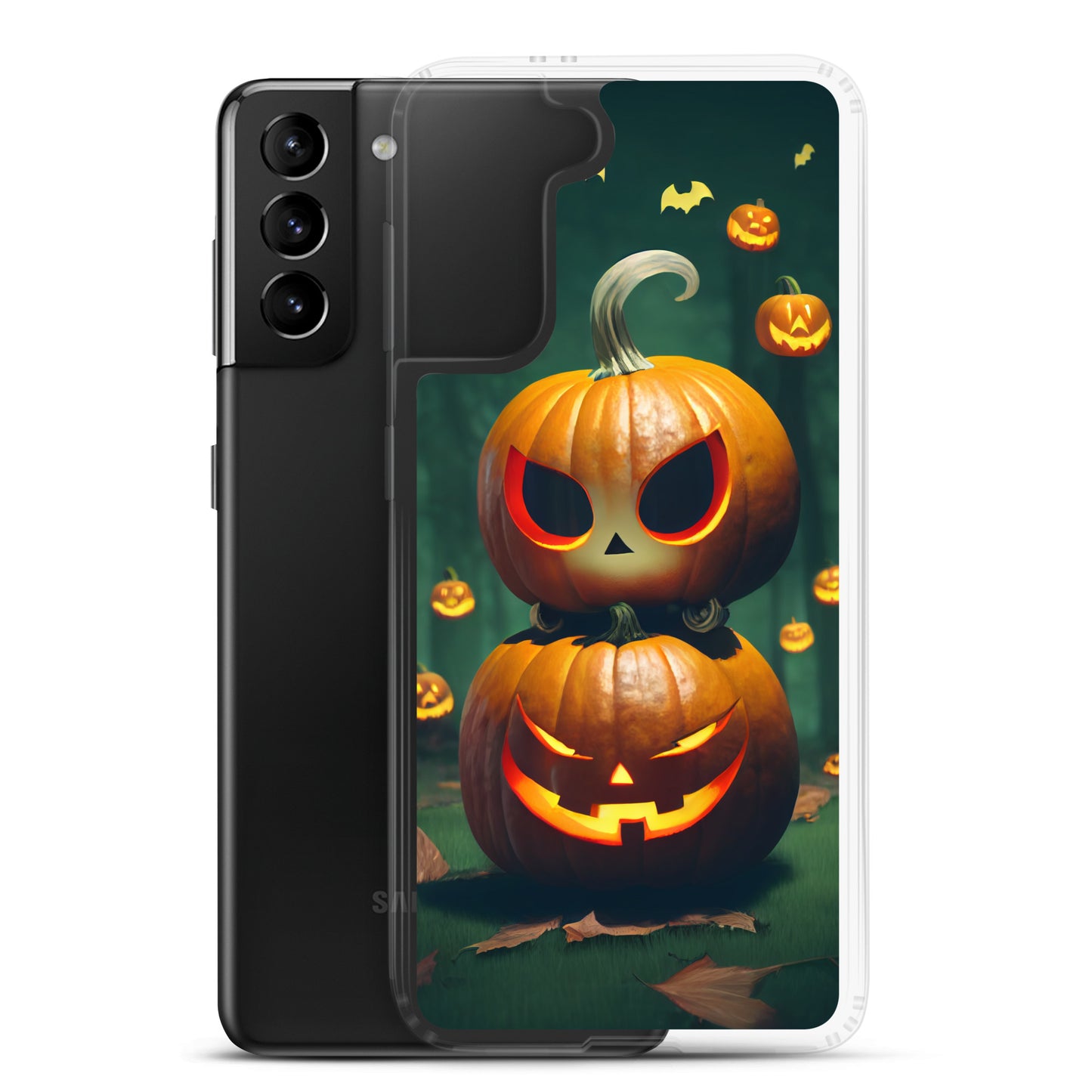 Samsung Case - Halloween Stacked Jack-o-Lanterns