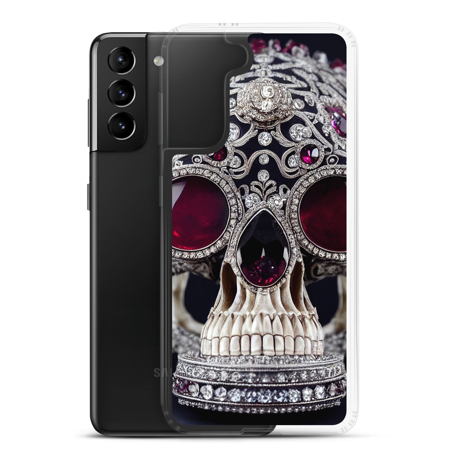 Samsung Case - Diamond and Ruby Skull