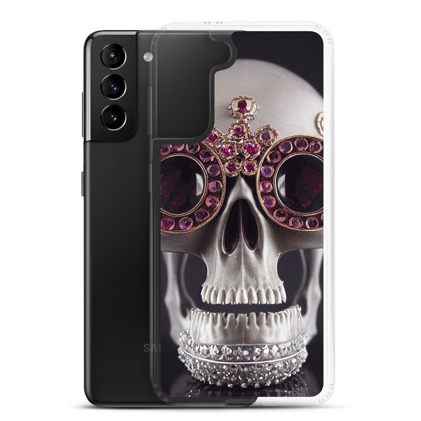 Samsung Case - Ornate Ruby Eyed Skull