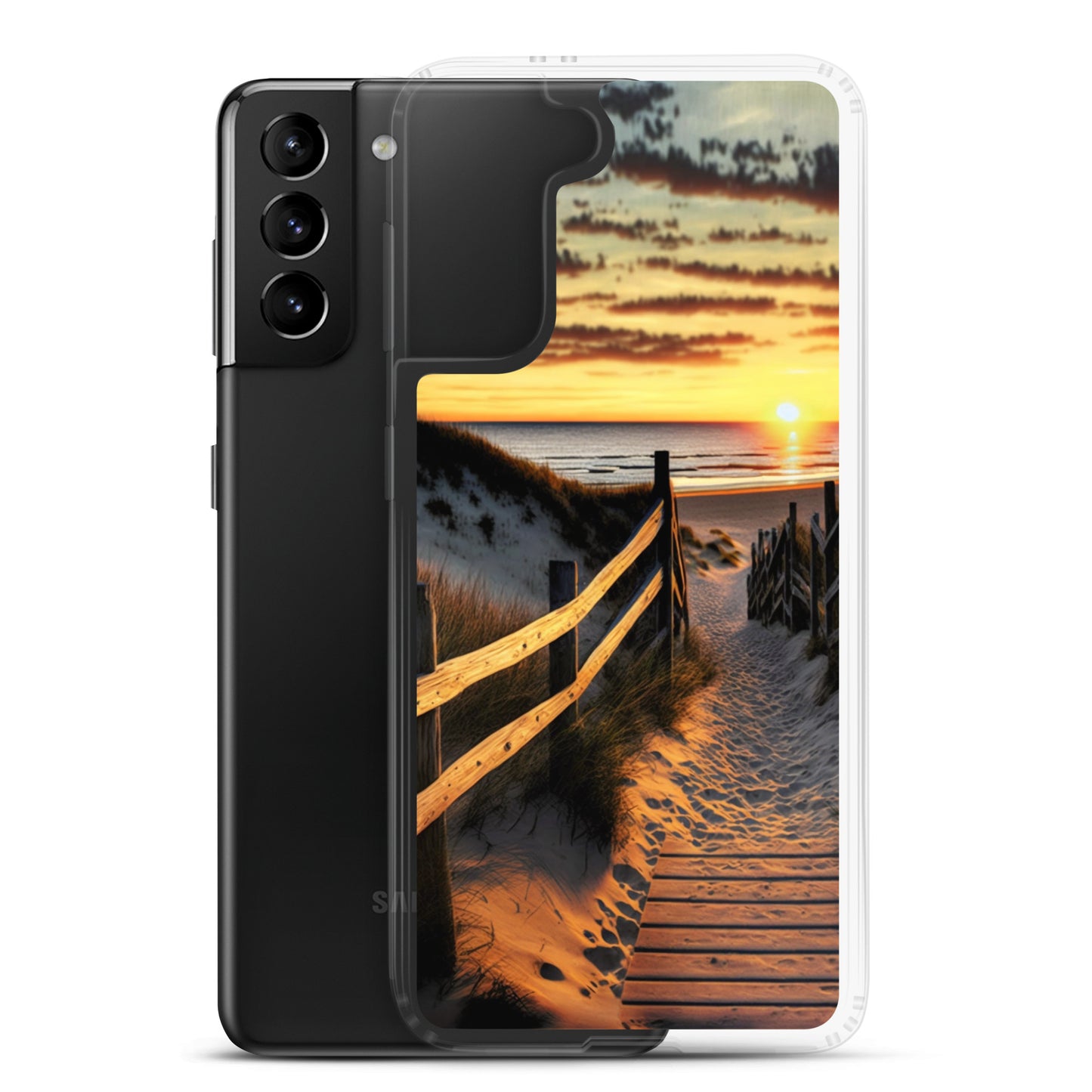 Samsung Case - Beach Life - Sunset Boardwalk