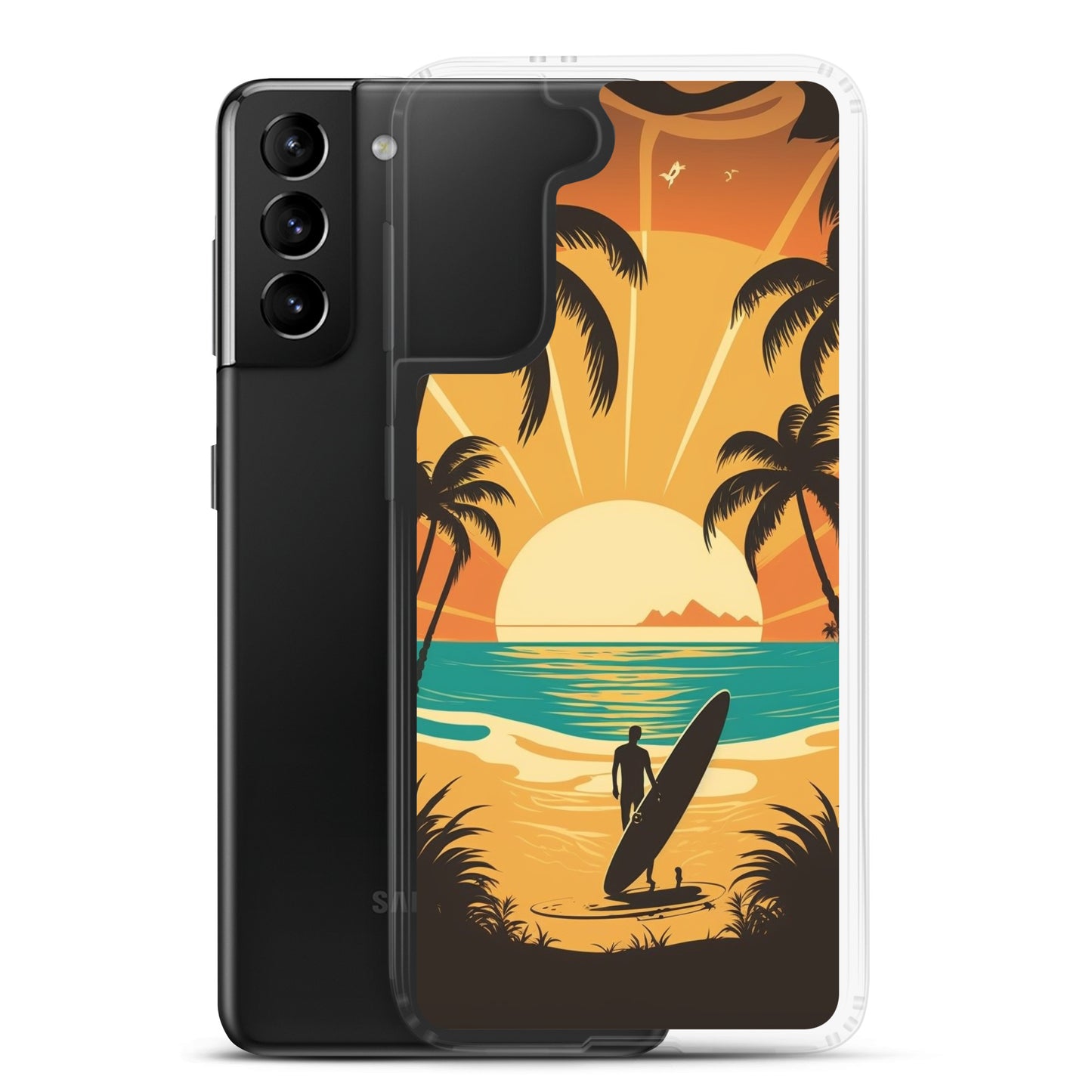 Samsung Case - Sunset Surfer