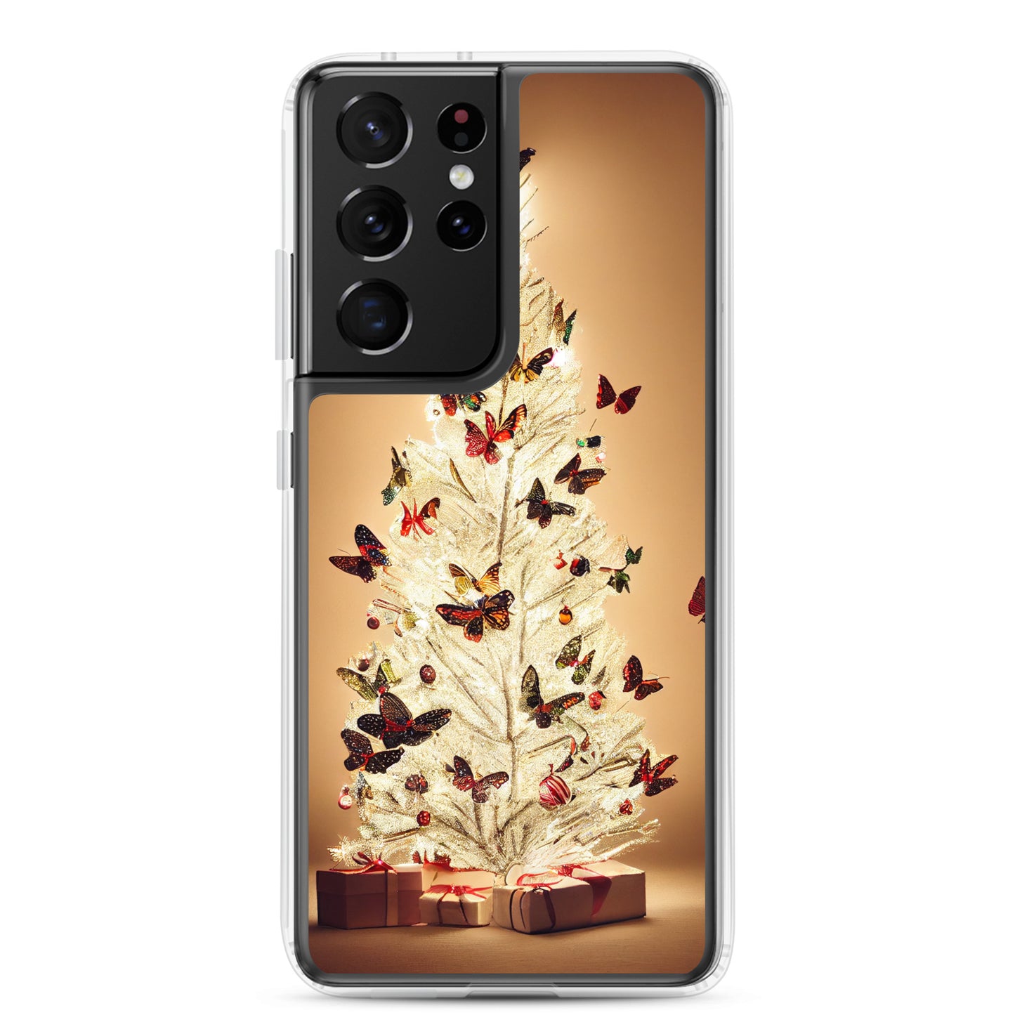 Samsung Case - Butterfly Christmas Tree