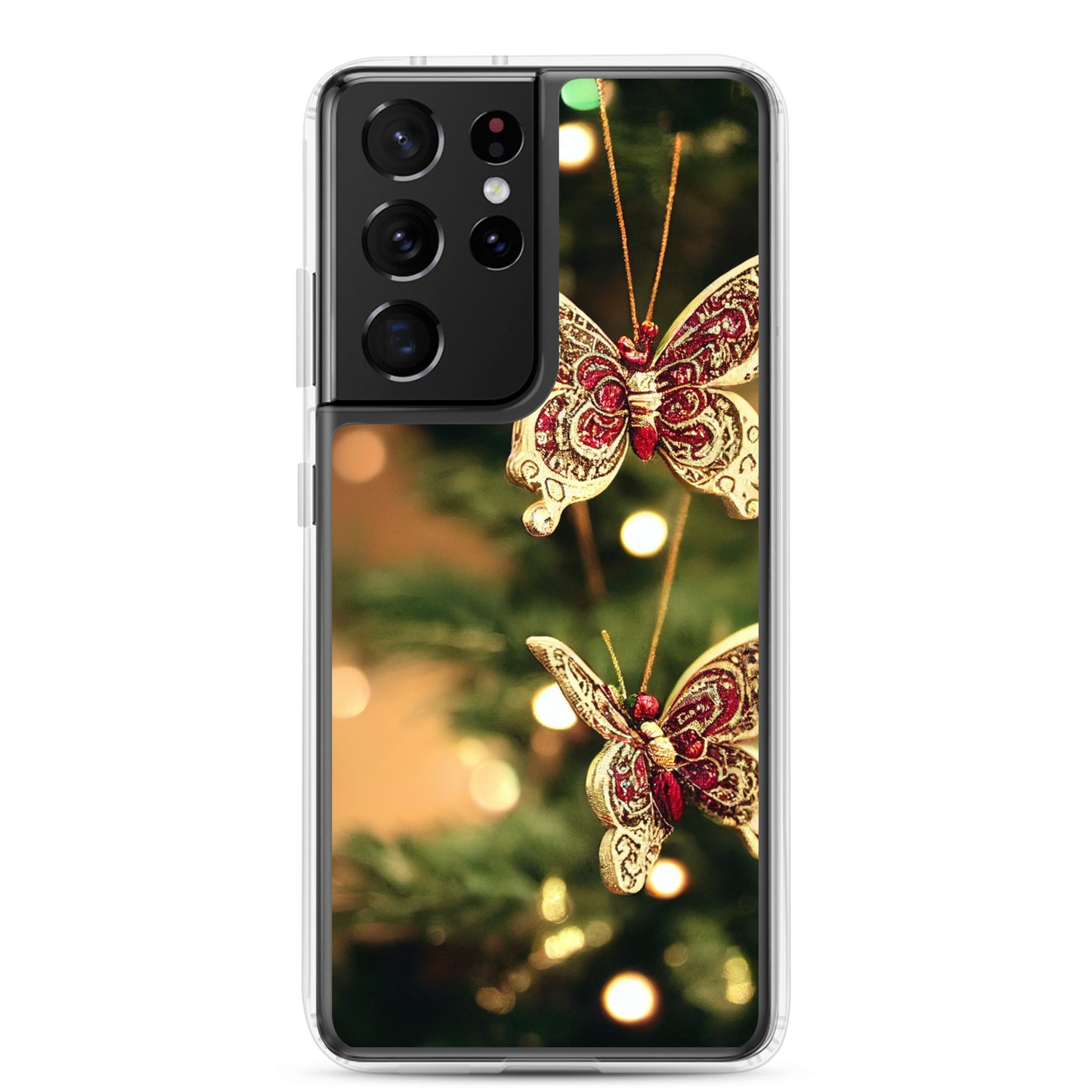 Samsung Case - Christmas Butterfly Ornaments