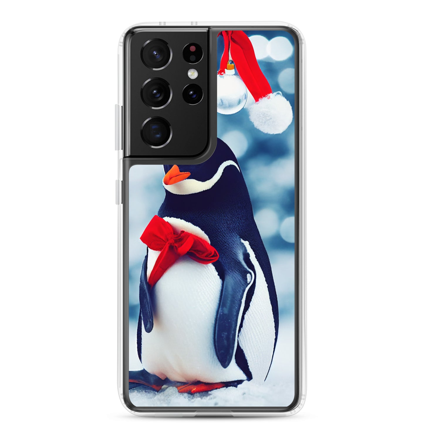 Samsung Case - Christmas Bow Penguin