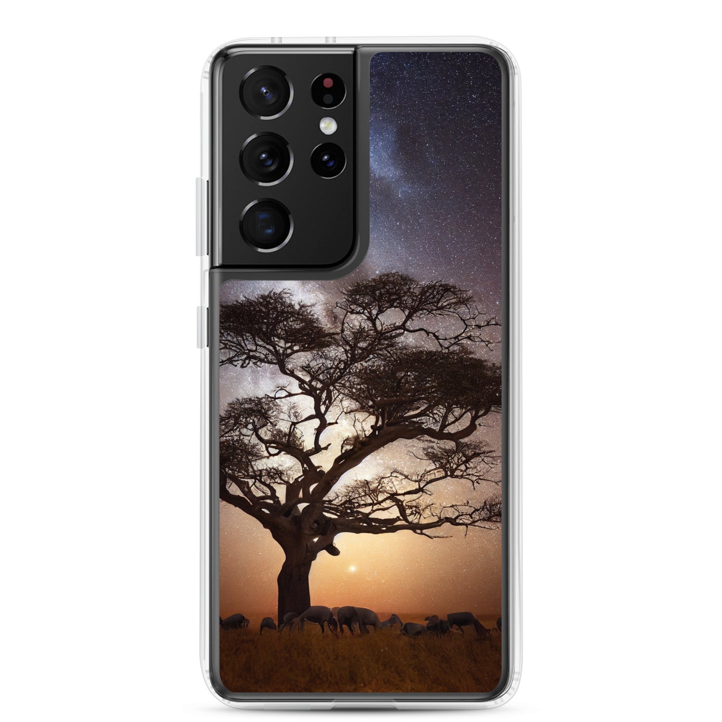 Samsung Case - African Vista - Acacia Tree Under the Milky Way