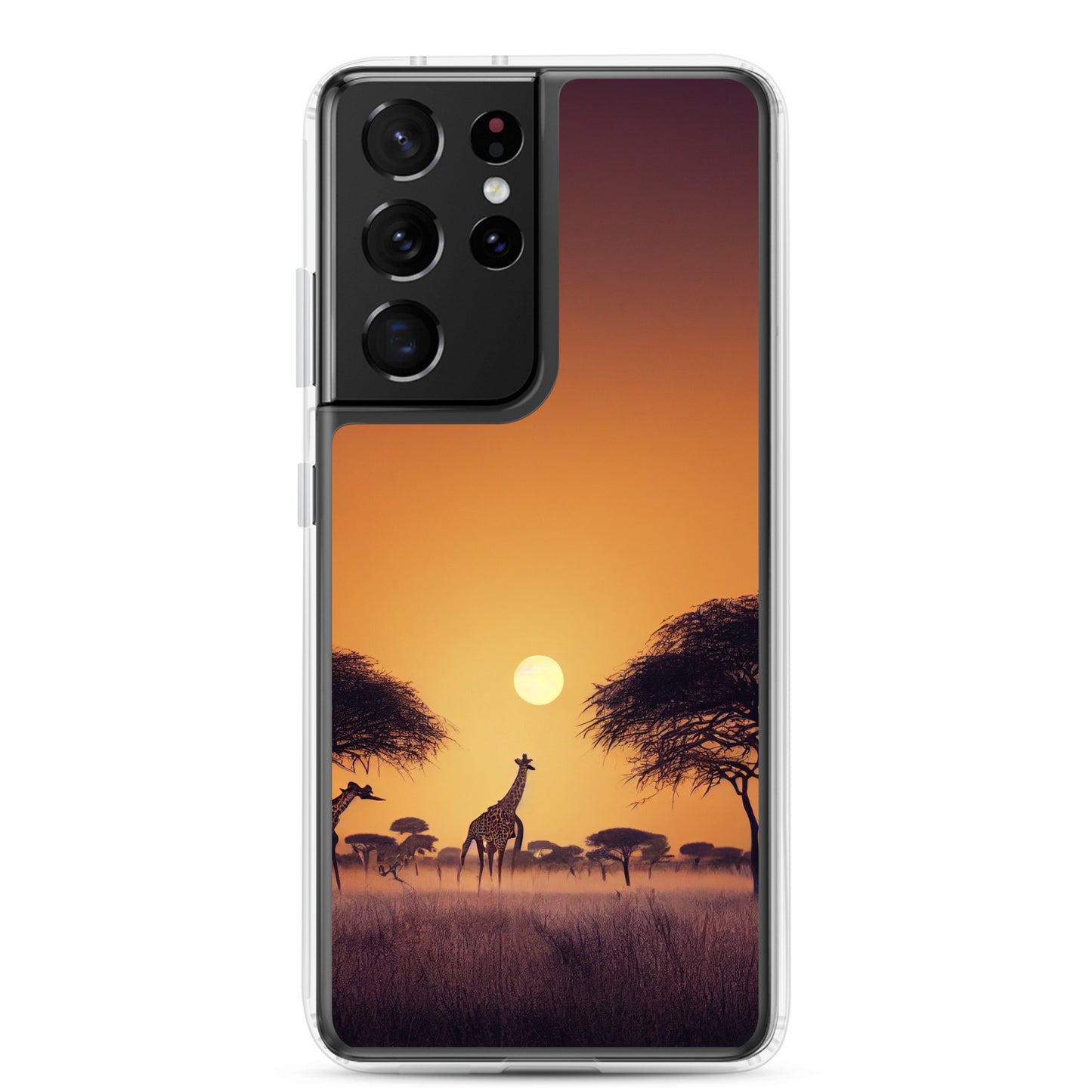 Samsung Case - African Vista - Giraffes Under Acacia Tree