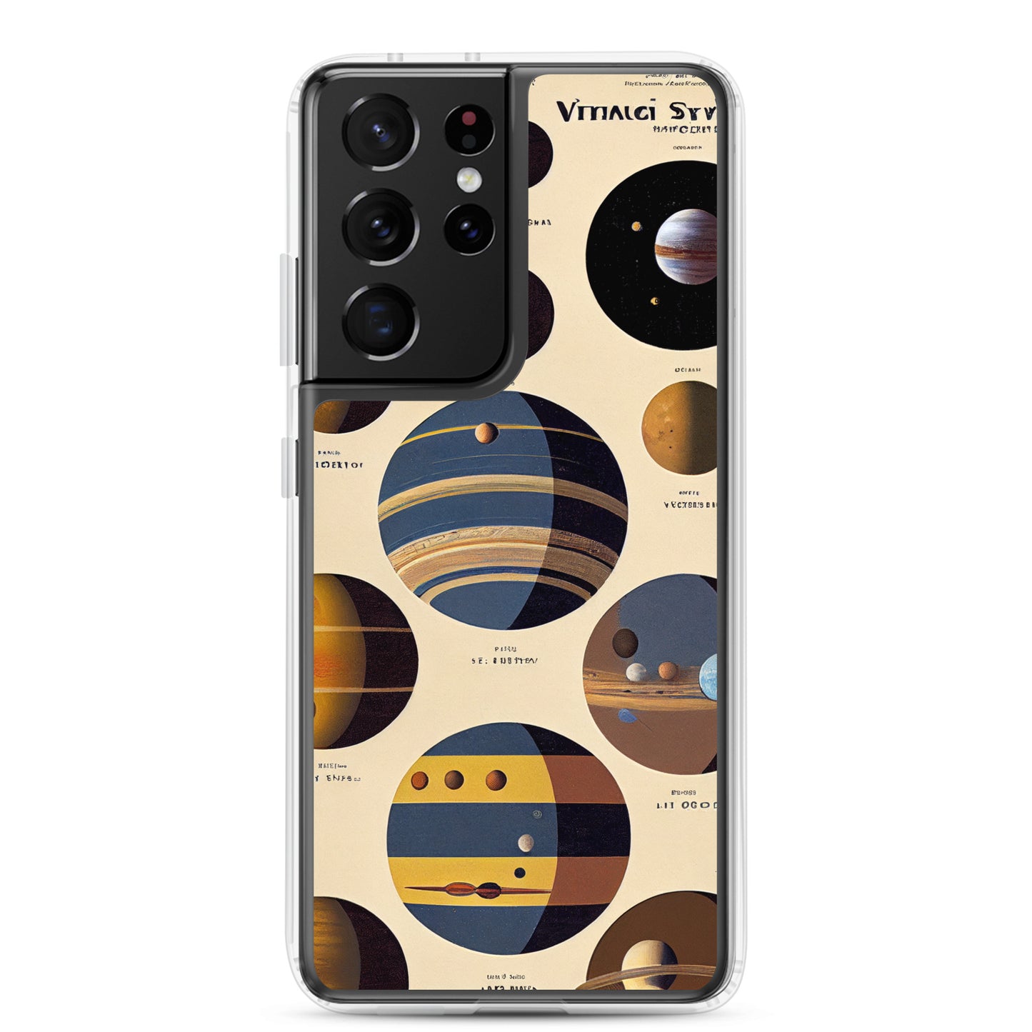 Samsung Case - Map of the Planets