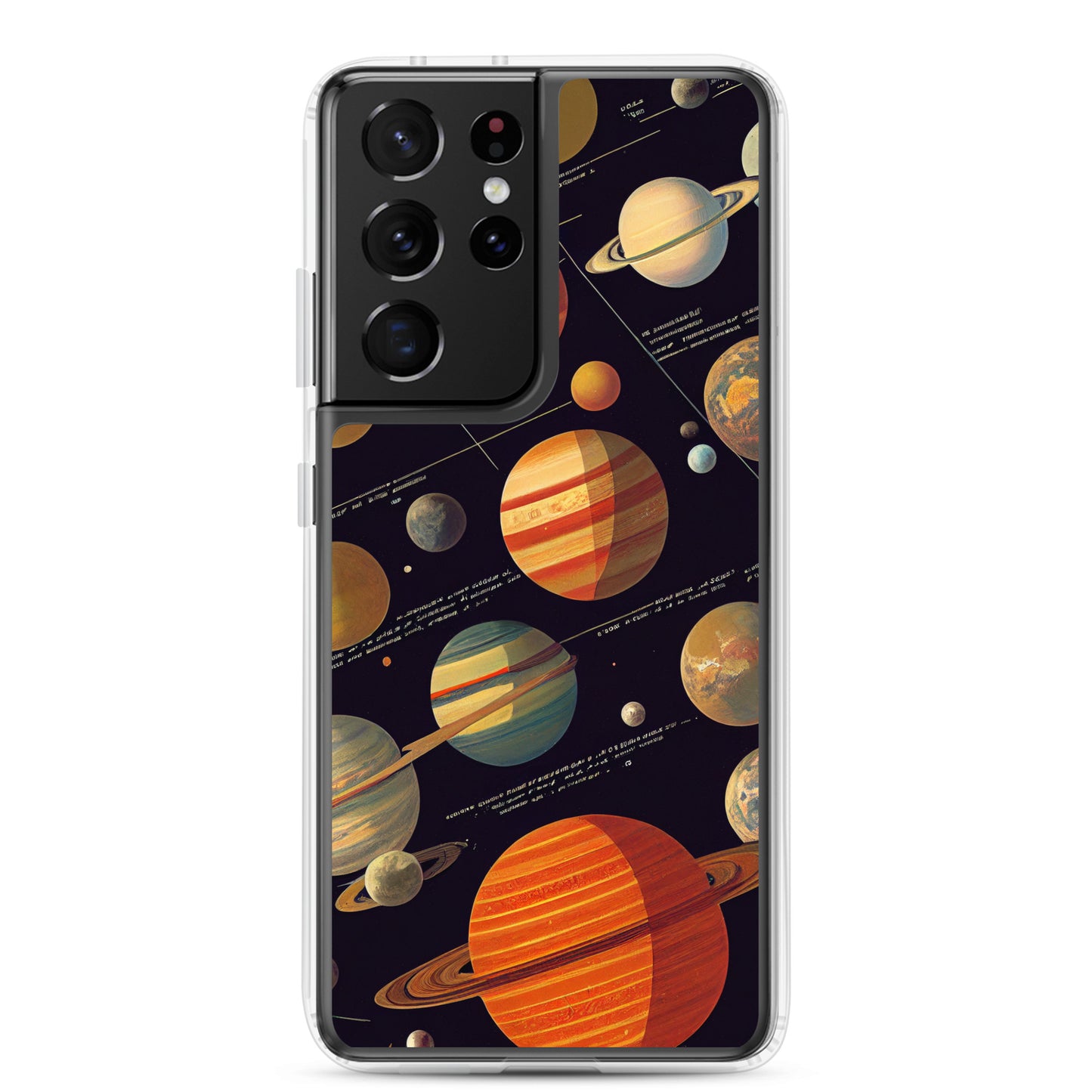 Samsung Case - Map of the Planets