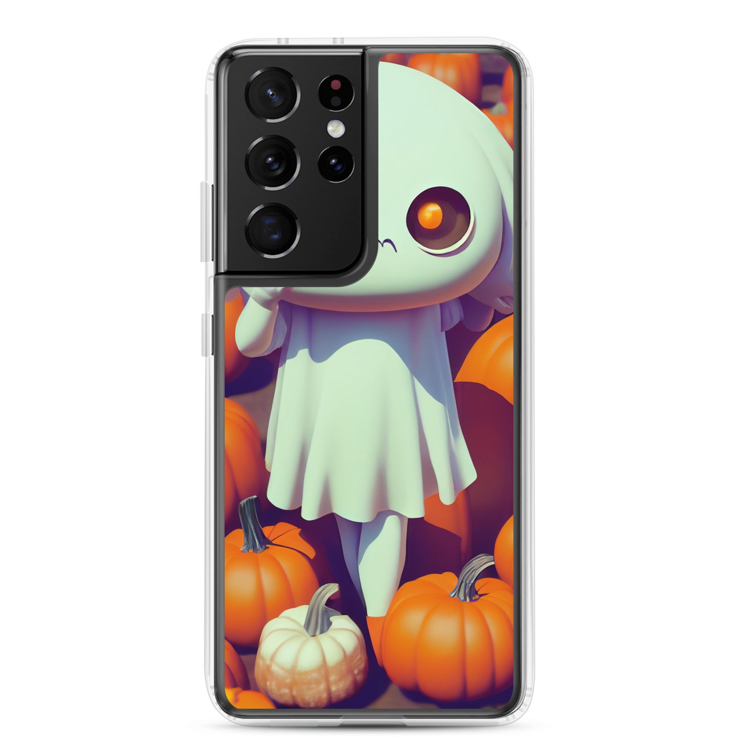 Samsung Case - Halloween Ghost Girl in Pumpkin Patch