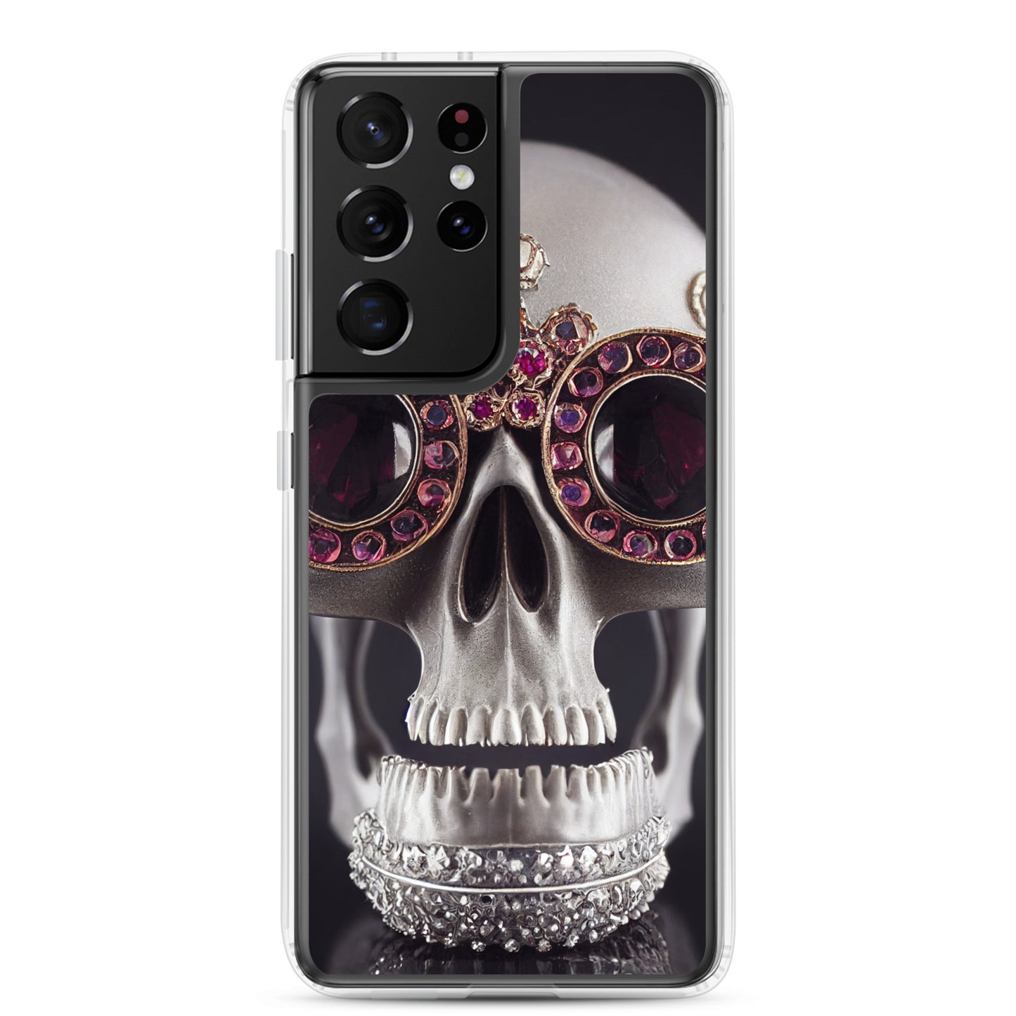 Samsung Case - Ornate Ruby Eyed Skull