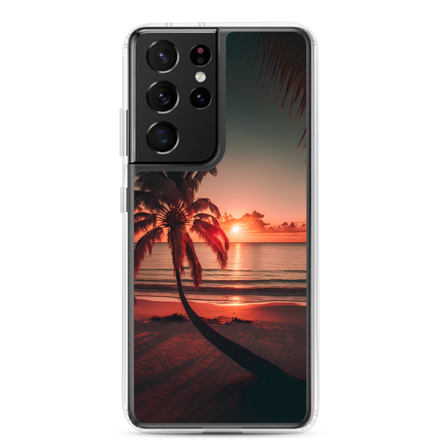 Samsung Case - Beach Life - Palm Shadows at Sunset