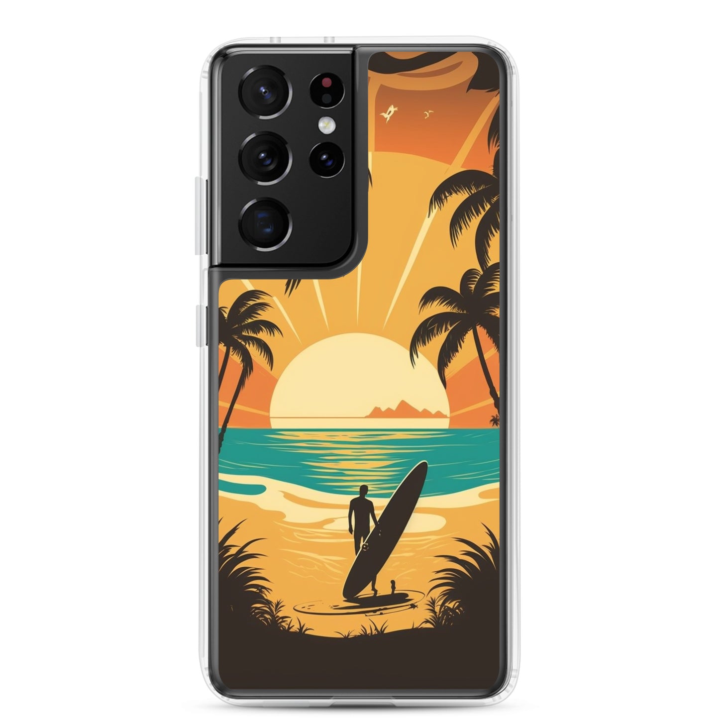 Samsung Case - Sunset Surfer