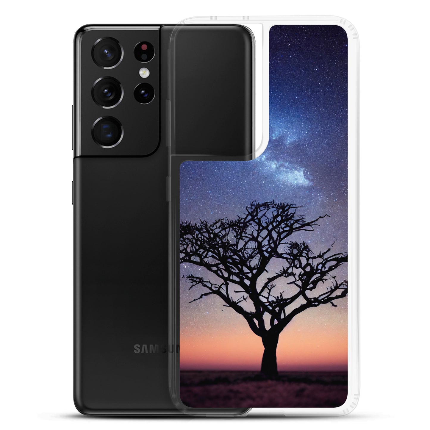 Samsung Case - African Vista - Acacia Tree Under the Milky Way