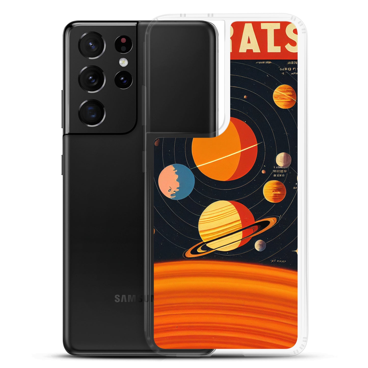 Samsung Case - Map of the Planets