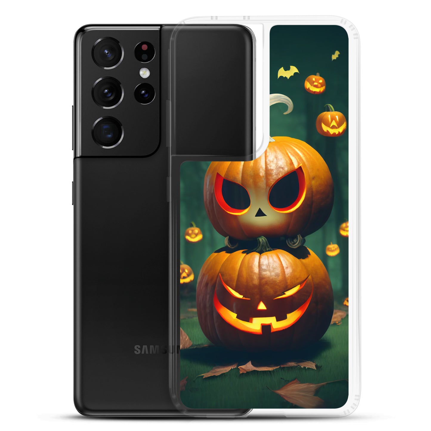 Samsung Case - Halloween Stacked Jack-o-Lanterns