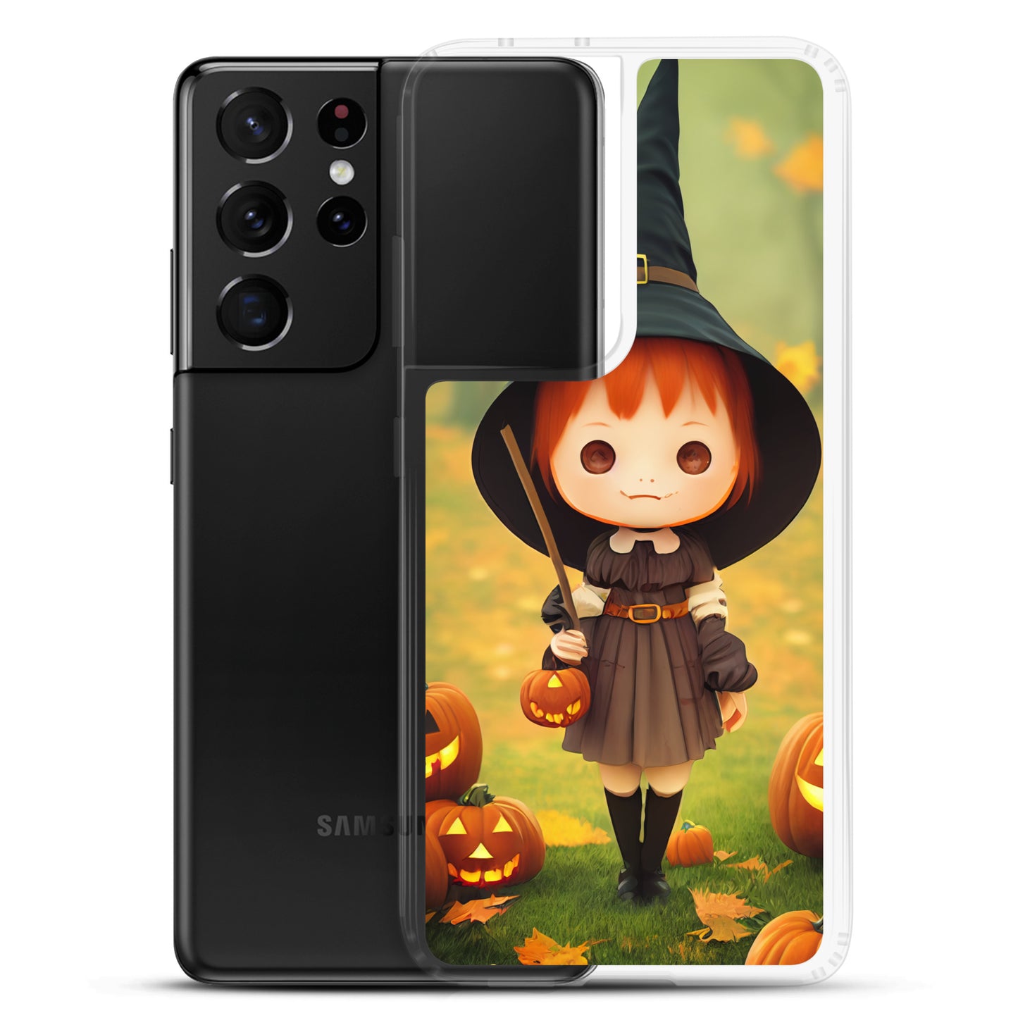 Samsung Case - Halloween Anime Red-Haired Witch