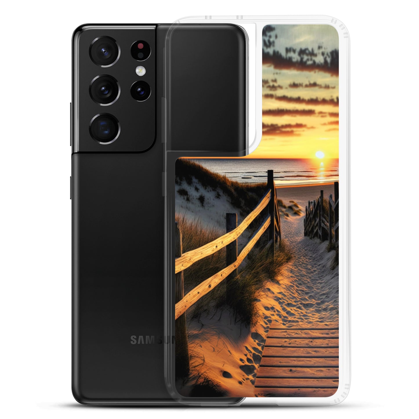 Samsung Case - Beach Life - Sunset Boardwalk