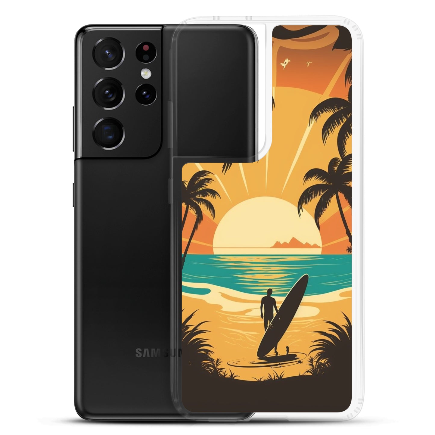 Samsung Case - Sunset Surfer