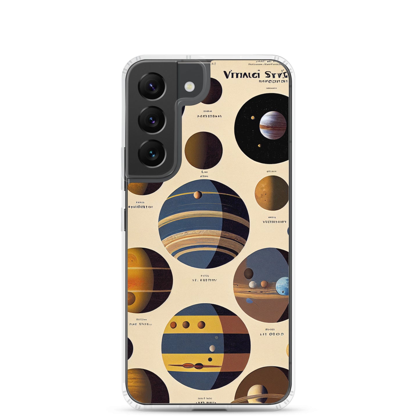 Samsung Case - Map of the Planets