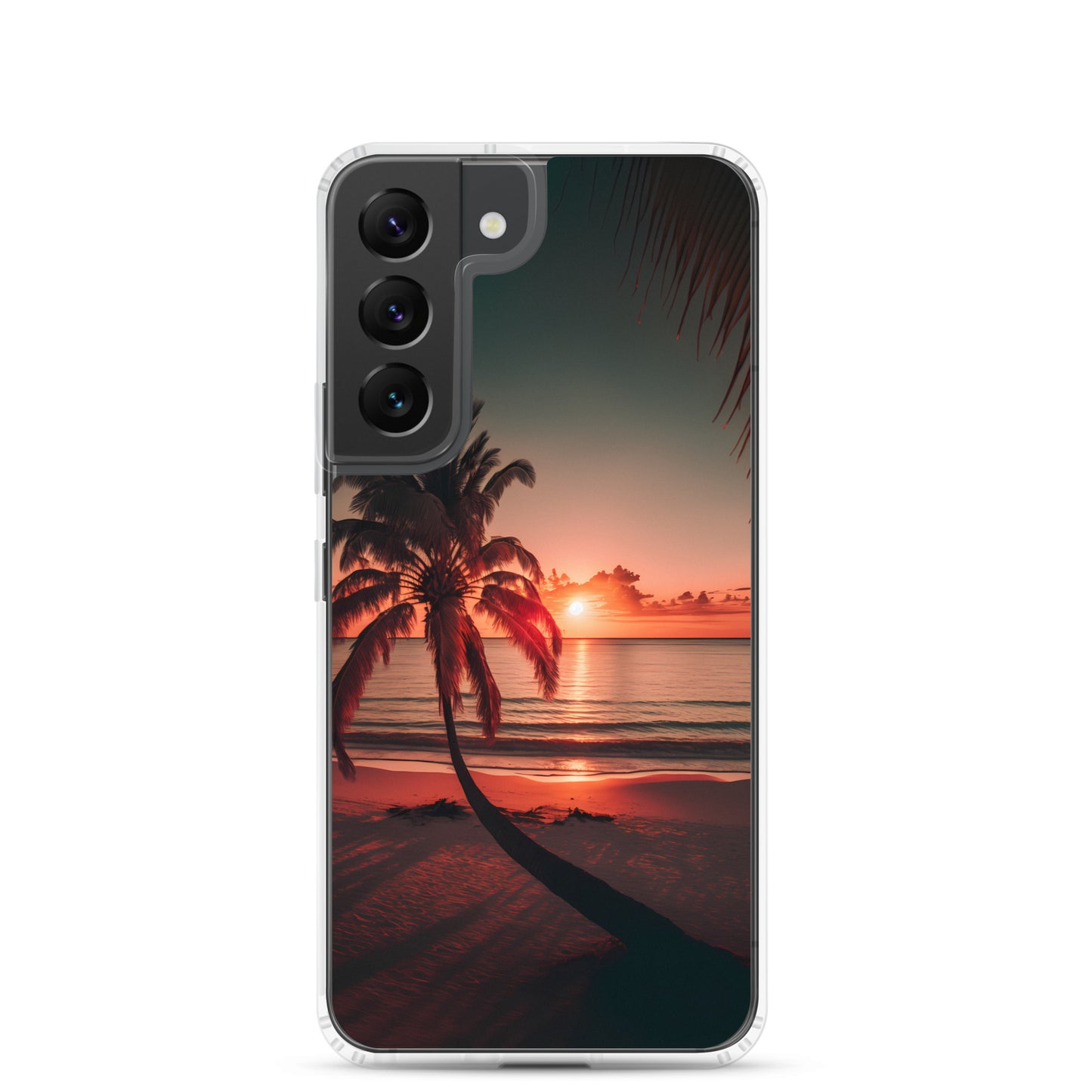 Samsung Case - Beach Life - Palm Shadows at Sunset