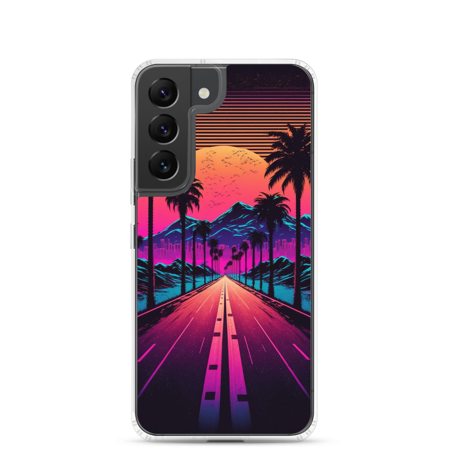 Samsung Case - Synthwave Big Sunset