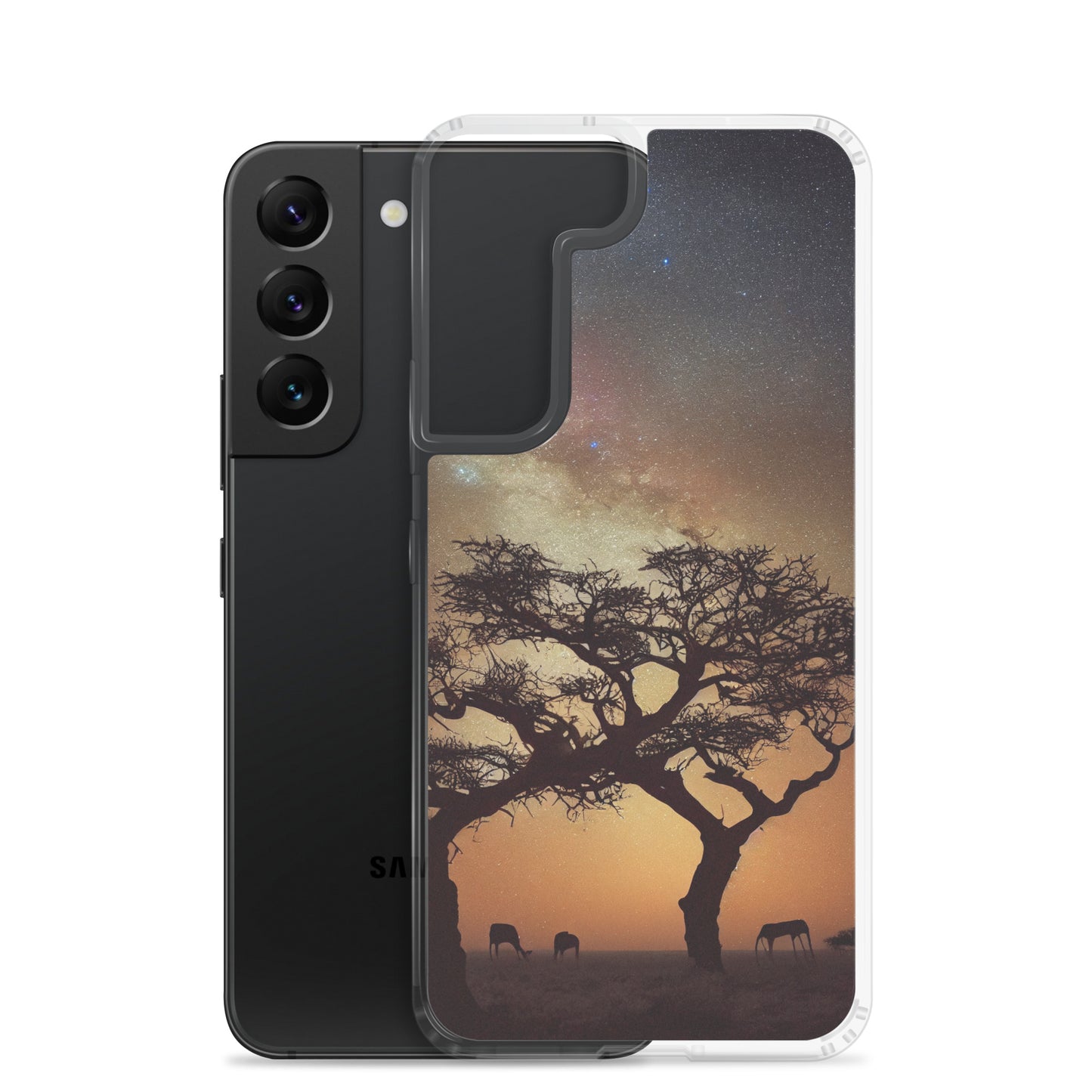 Samsung Case - African Vista - Acacia Tree Under the Milky Way