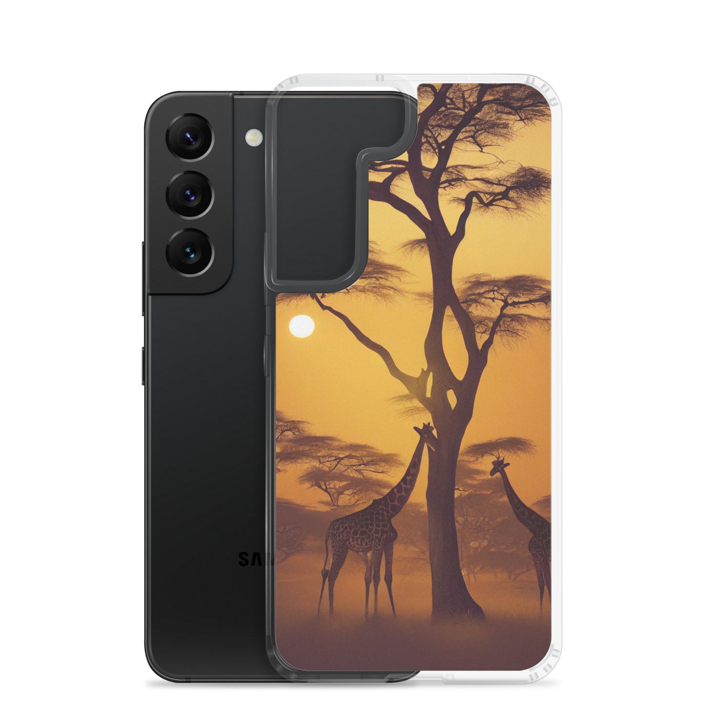 Samsung Case - African Vista - Giraffes Under the Acacia Tree