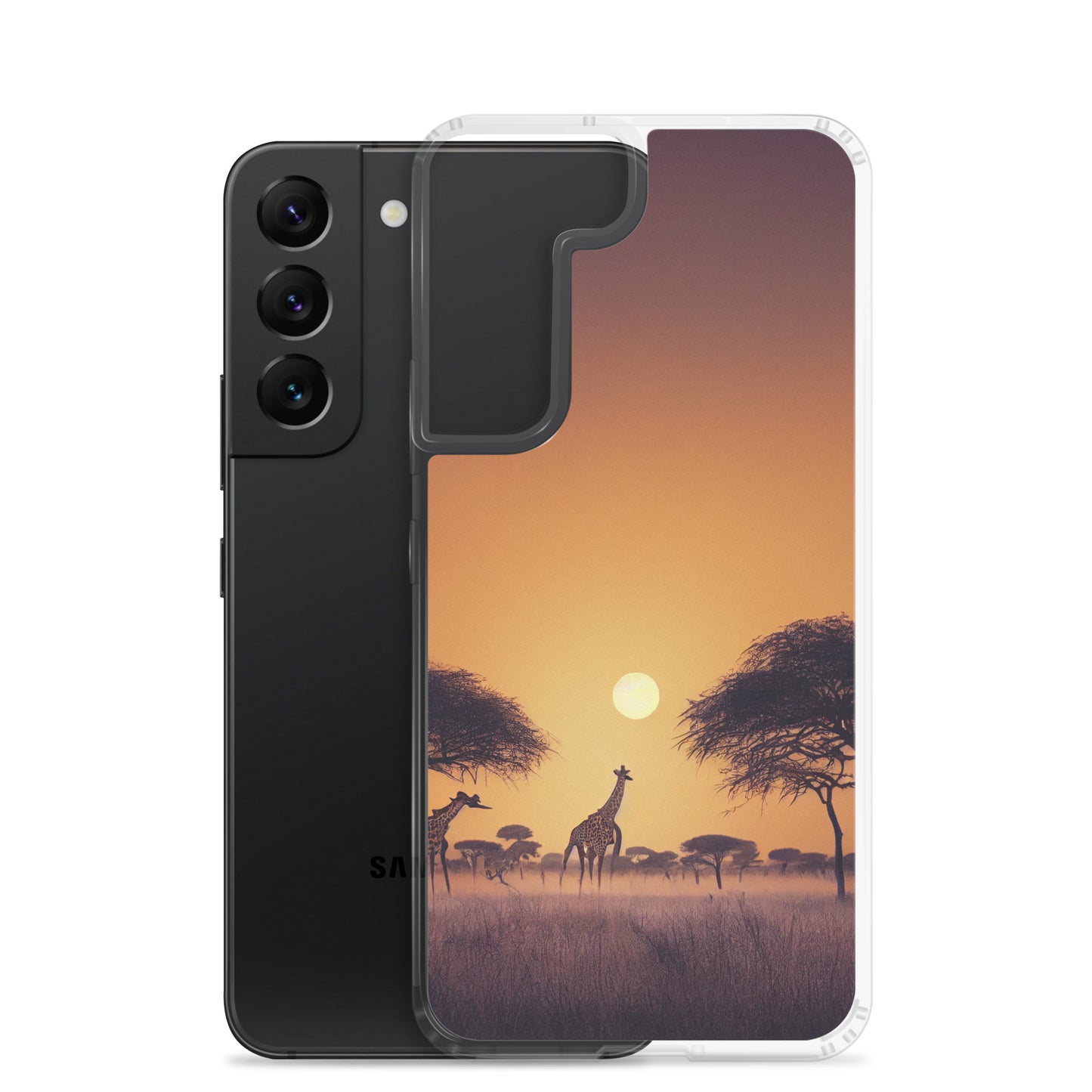 Samsung Case - African Vista - Giraffes Under Acacia Tree