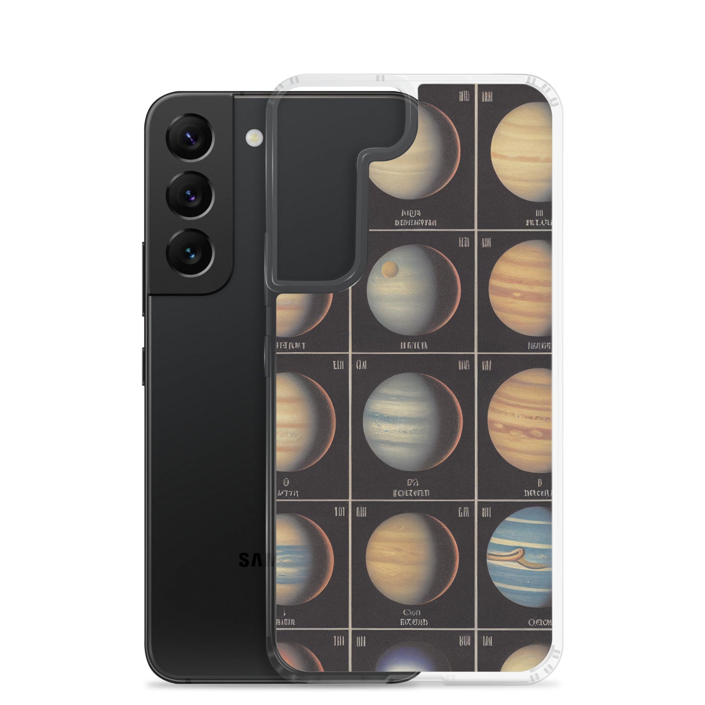 Samsung Case - Map of the Planets